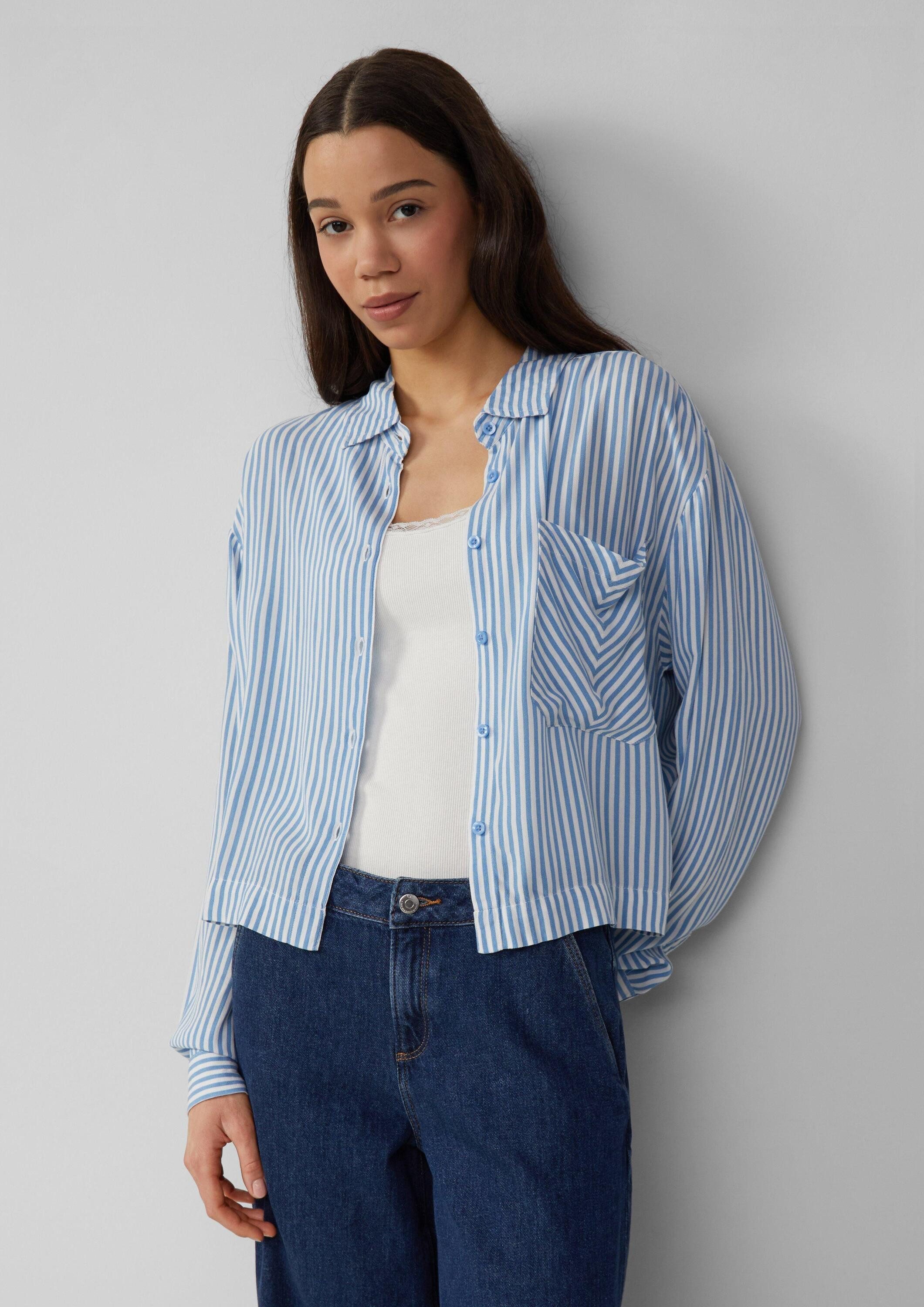 QS Langarmbluse Bluse (1-tlg) günstig online kaufen