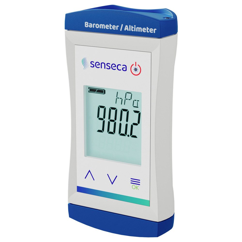 Senseca Luftdruckmessgerät Senseca ECO 230 Altimeter, Barometer Luftdruck, Temperatur, Höhenmete