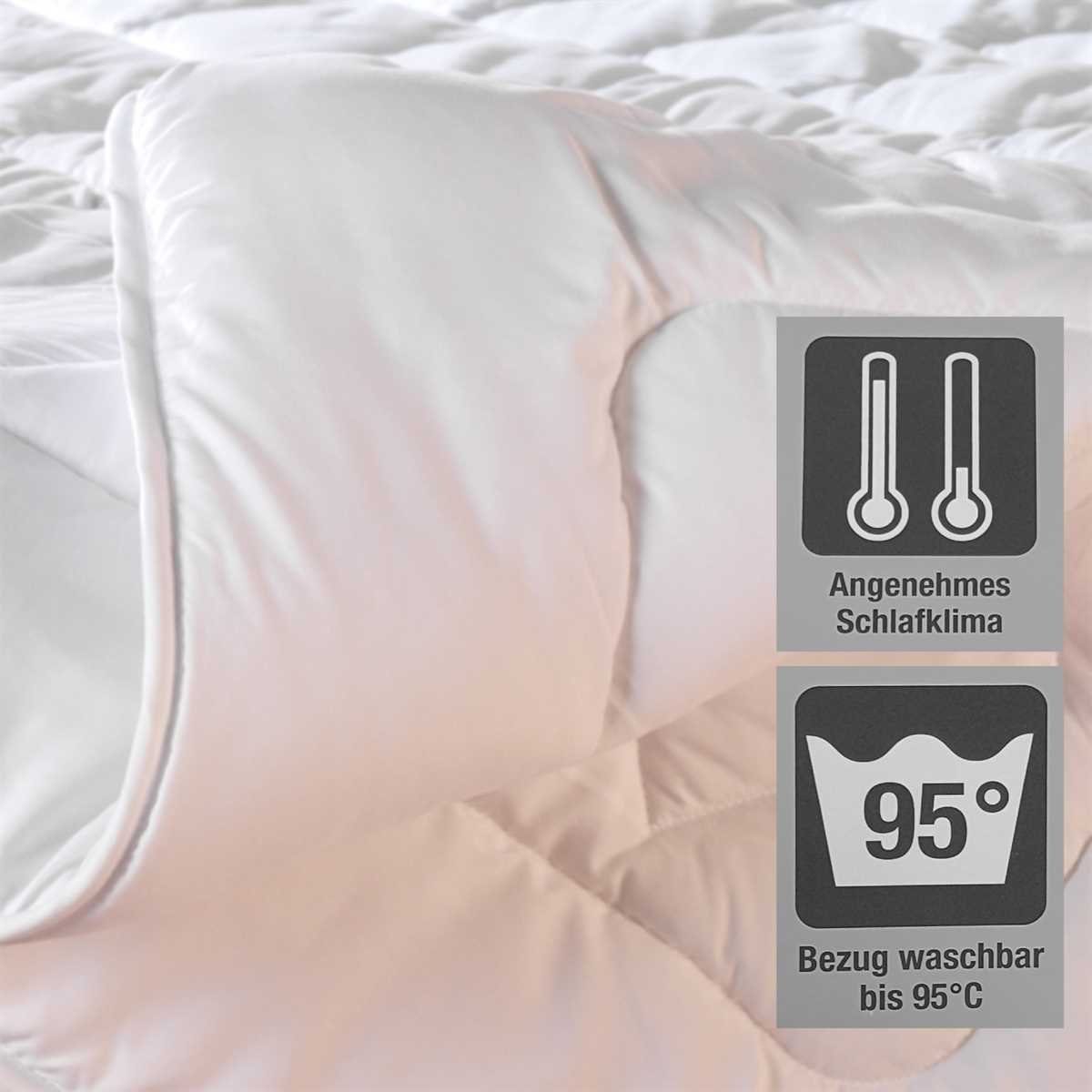 Bestlivings 4-Jahreszeitenbett Steppbett, Füllung: Klimafaser (100% günstig online kaufen