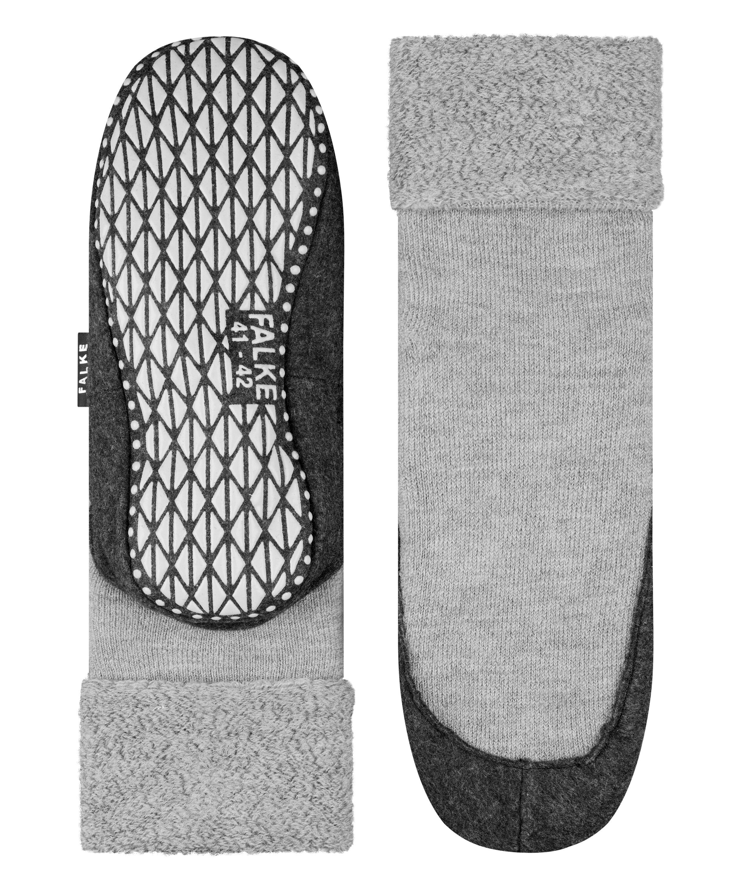 FALKE Haussocken Cosyshoe mit Merinowolle & rutschhemmender Sohle, atmungsaktiv