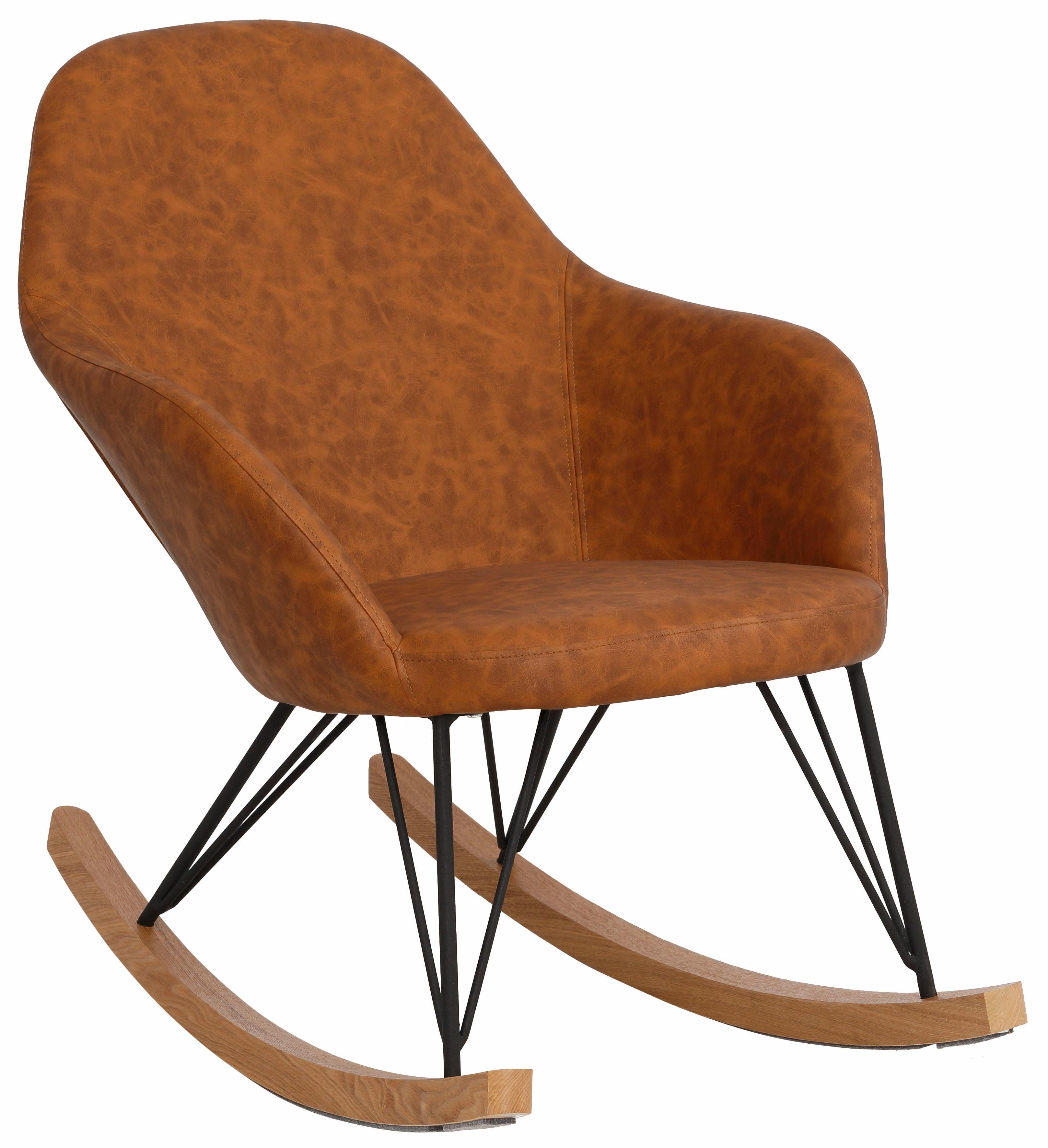 Home affaire Schaukelstuhl Tampa, Metallbeine mit Holzkufen, gemütlicher Relaxsessel. Reduzierter Preis € 282,38. Unverbindliche Preisempfehlung € 899,99