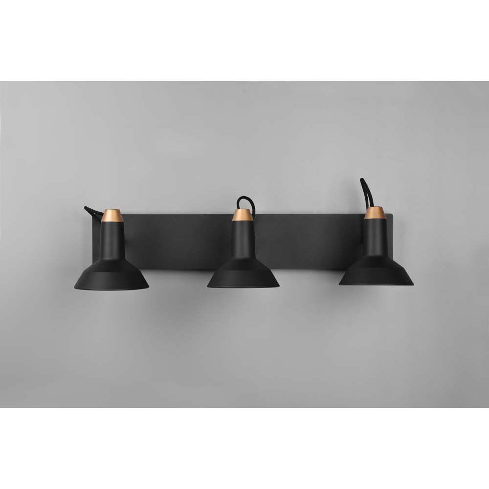 Wohnzimmerlampe Deckenstrahler, etc-shop verstellbar Deckenlampe schwarz Strahler Deckenleuchte