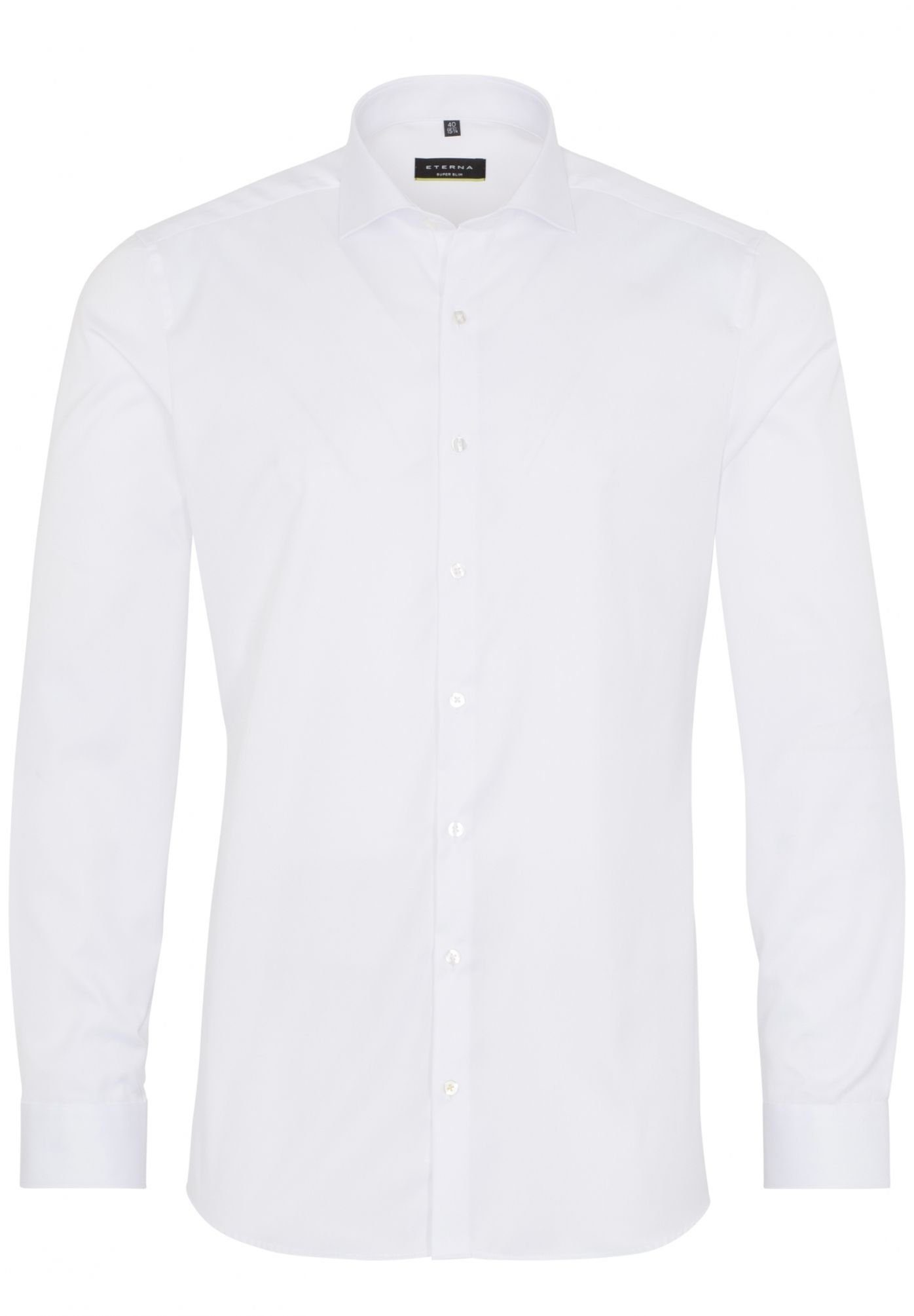 Eterna Langarmhemd Super Slim sehr schmalHaifisch