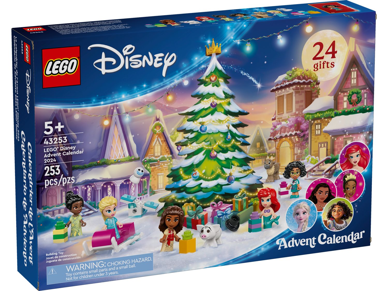 LEGO® Disney 43253 LEGO®  Disney Adventskalender 2024 Spielbausteine, (Set, 253 St., Set)