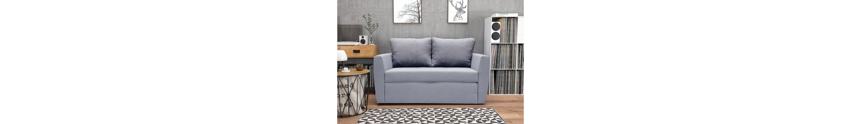 Beautysofa 2Sitzer »Modern Schlafsofa KAMEL 188x122 cm Bettkasten für