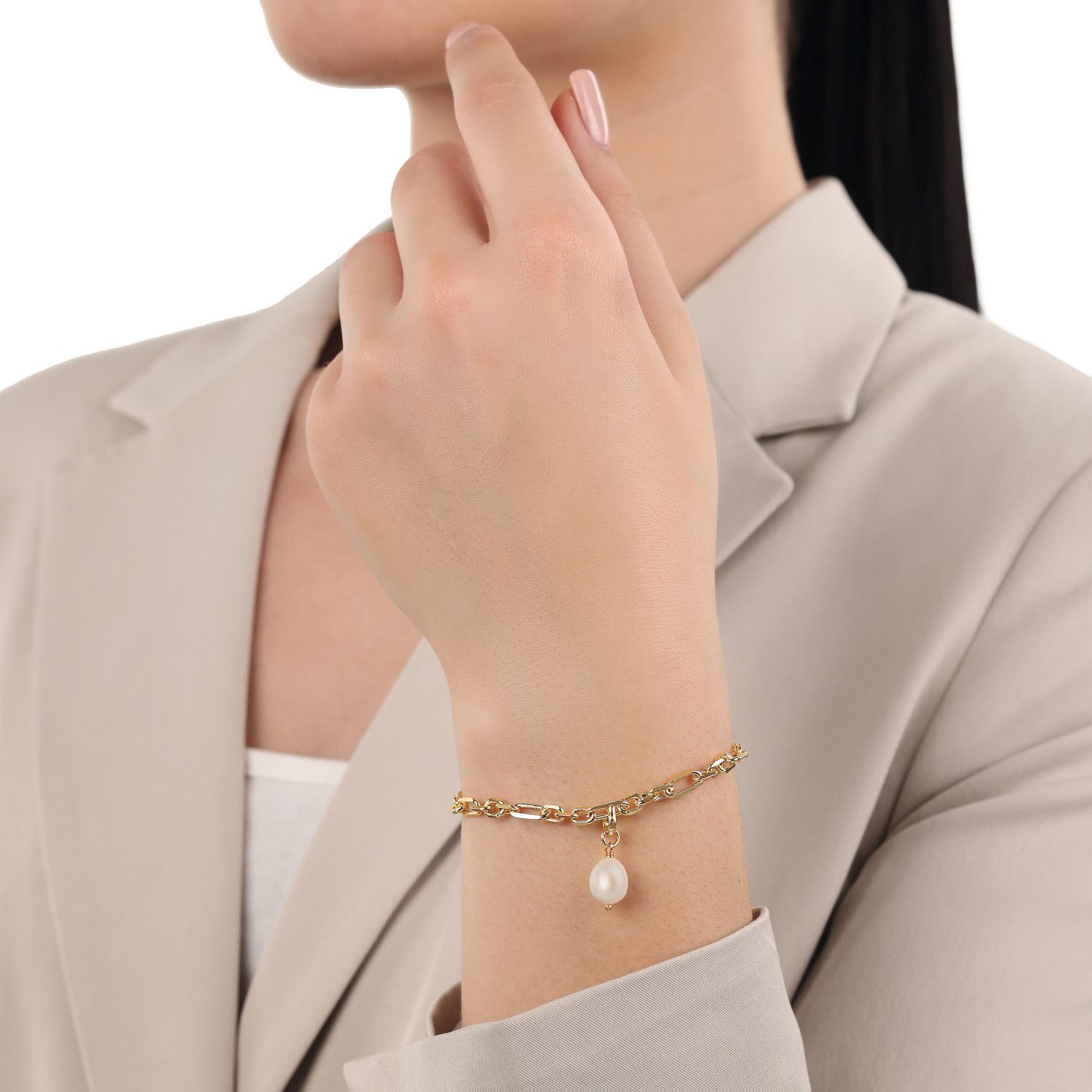 Amor Charm Perle, mit Süßwasserzuchtperle