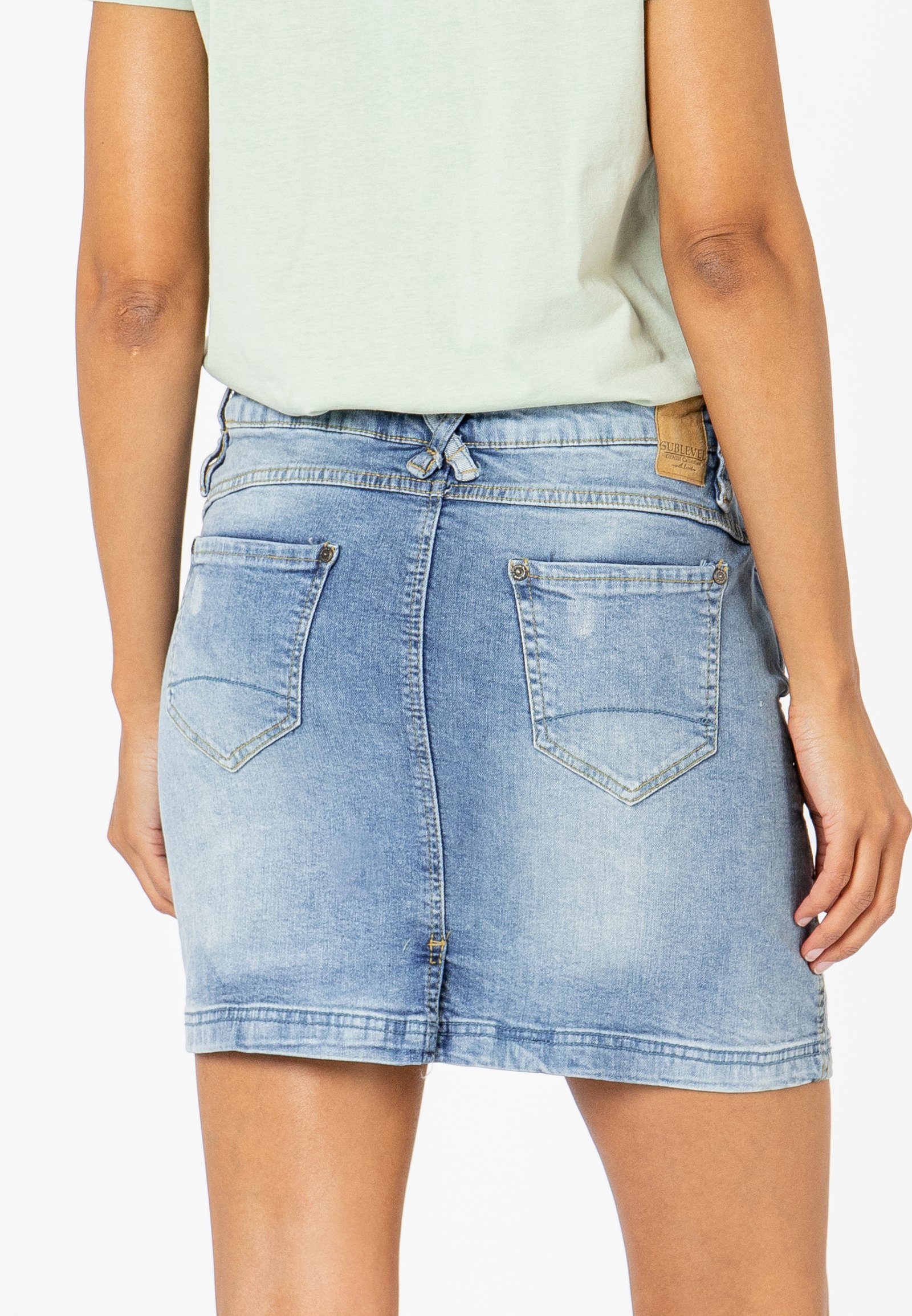 SUBLEVEL Jeansrock Jeans Minirock günstig online kaufen