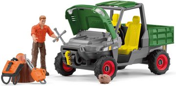 Schleich® Spielwelt FARM WORLD, Waldbauer mit Fahrzeug (42659)