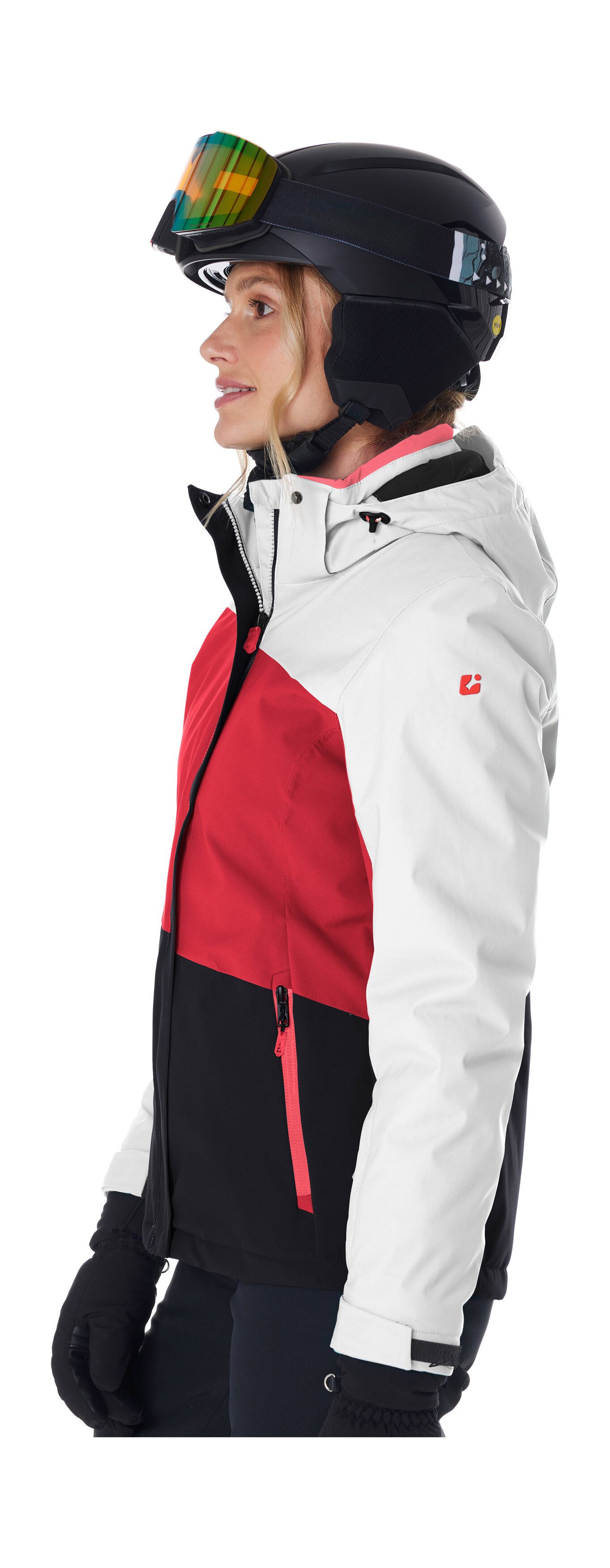 Killtec Skijacke KSW 67 WMN SKI JCKT Damen Skijacke: wasserdicht, atmungsaktiv, abnehmbare Kapuze