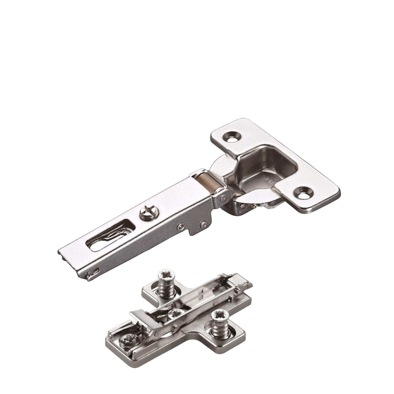 Salice Möbelbeschlag 2 Stück Salice Topfband Serie 200 S200 110° Bohrbild T52 Nic (2 St), Bohrbild T52 Nickel matt MPL EXZ H3 Schrankscharnier
