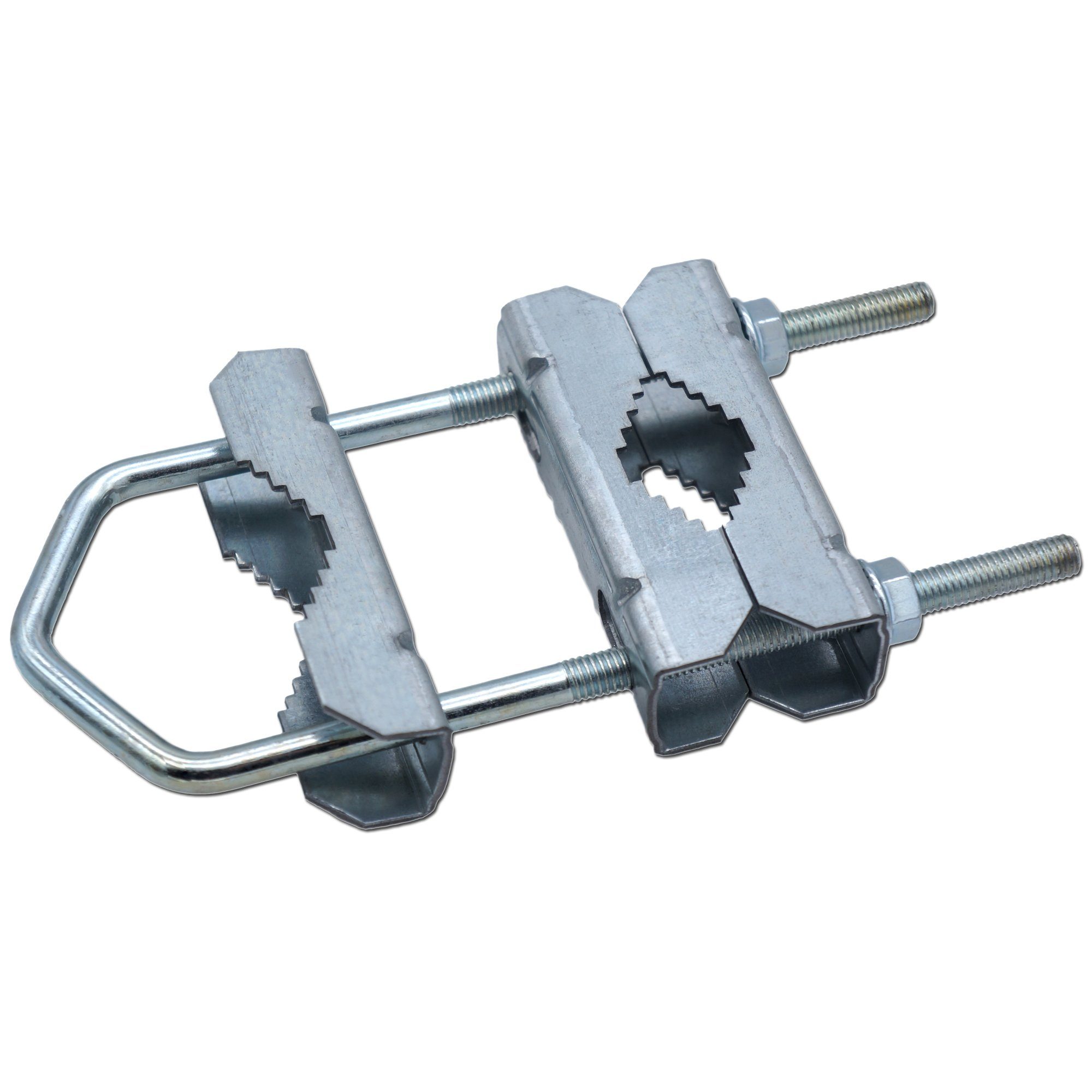 DSO SAT-Halterung Universal Doppel-Schelle Mastschelle 18-HQ