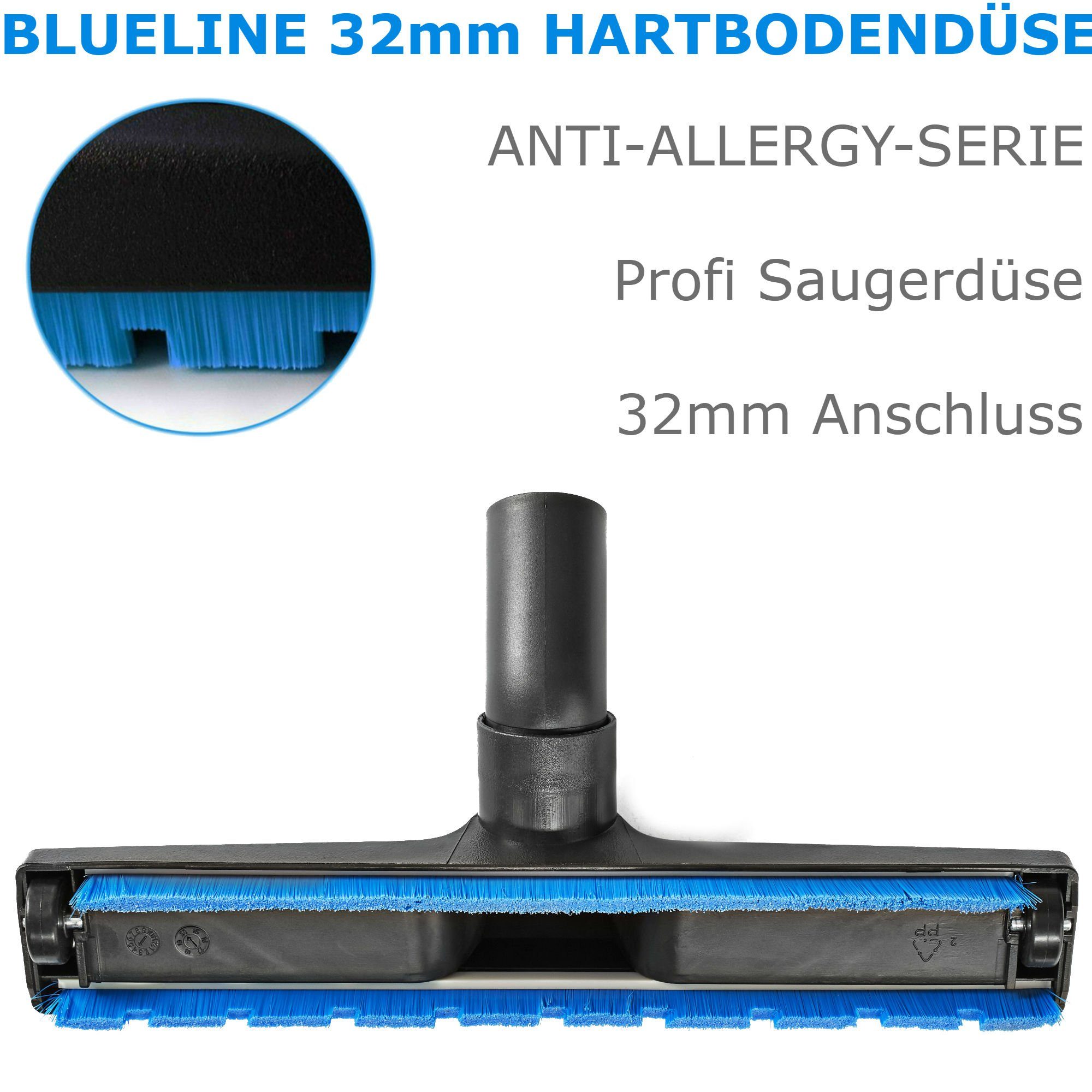 Maxorado Hartbodendüse Staubsauger düse 32 mm für Philips PowerPro Performer FC8768/01