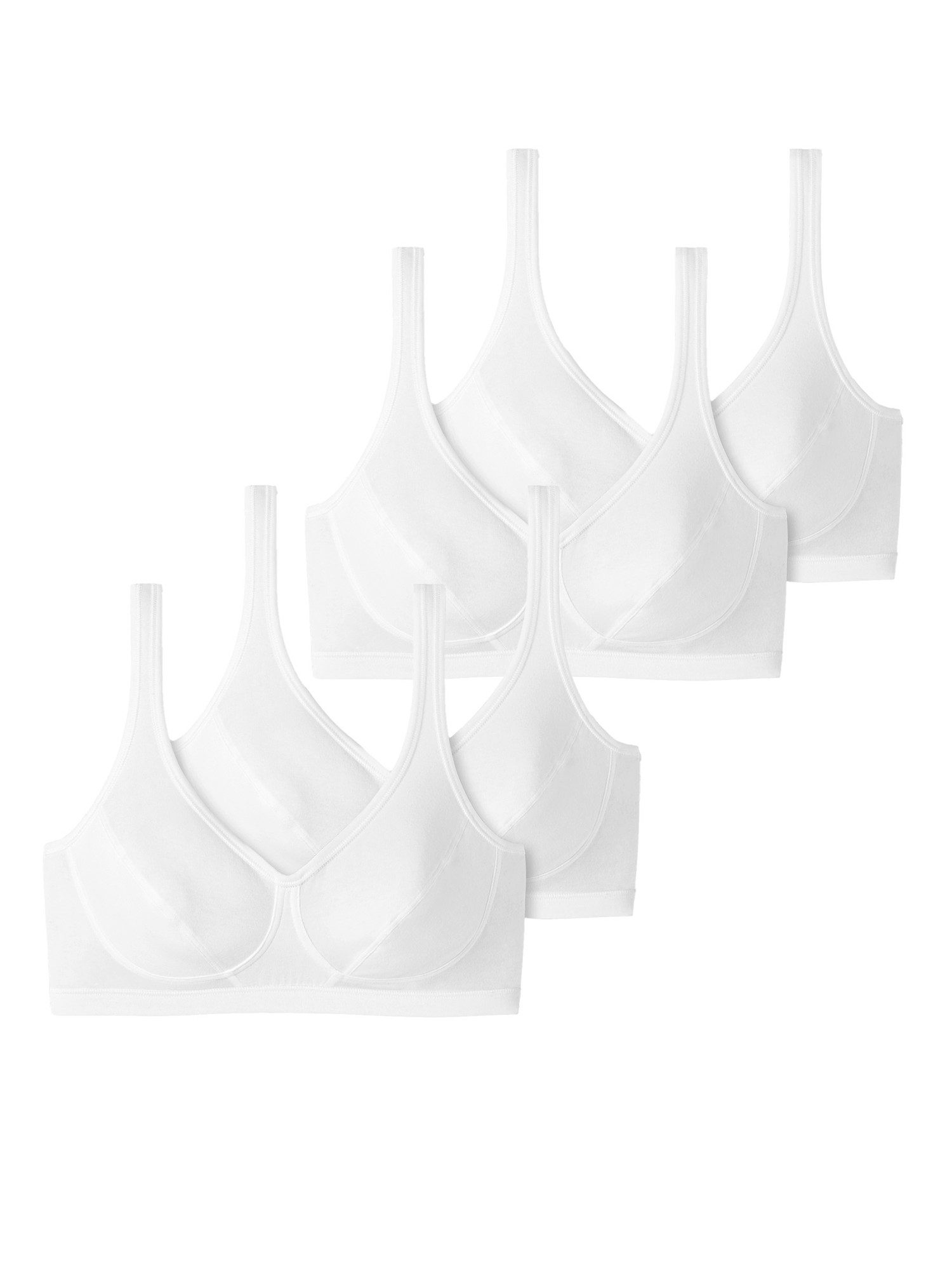 Schiesser Bustier 95/5 Organic Cotton Padded (4-tlg) bh bra-lette bustier