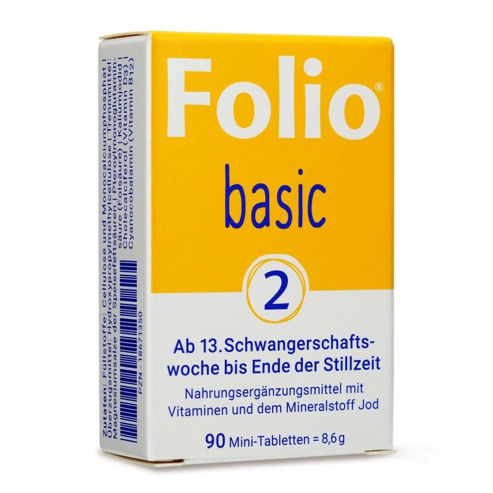 SteriPharm Pharmazeutische Produkte GmbH FOLIO 2 basic Filmtabletten 90 Stück Filmtabletten