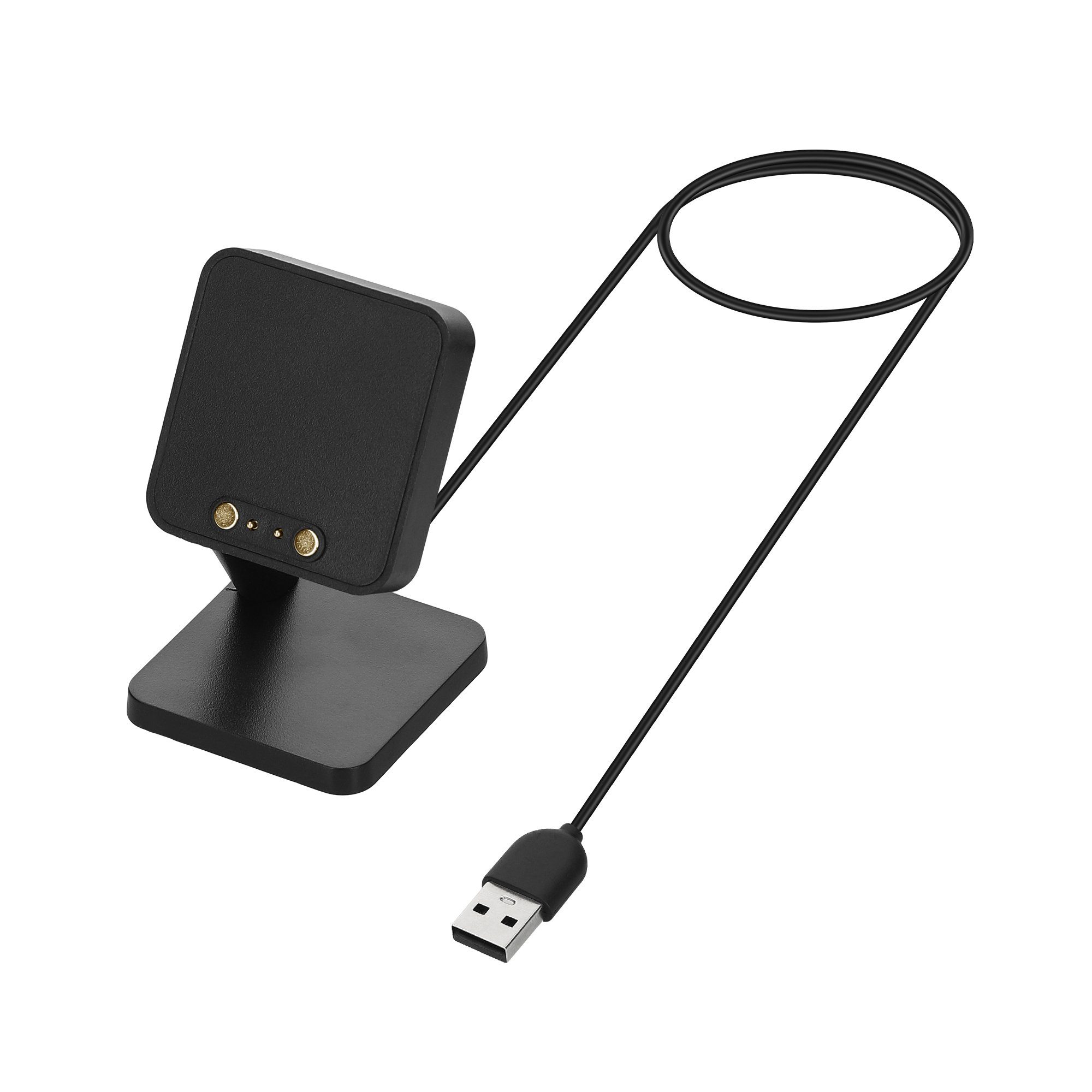 kwmobile USB Ladegerät für Haylou RT2 LS10 / Solar LS05 / RT LS05S Smartphone-Ladegerät (1-tlg., USB Kabel Charger Stand - Smart Watch Ladestation - Standfunktion)