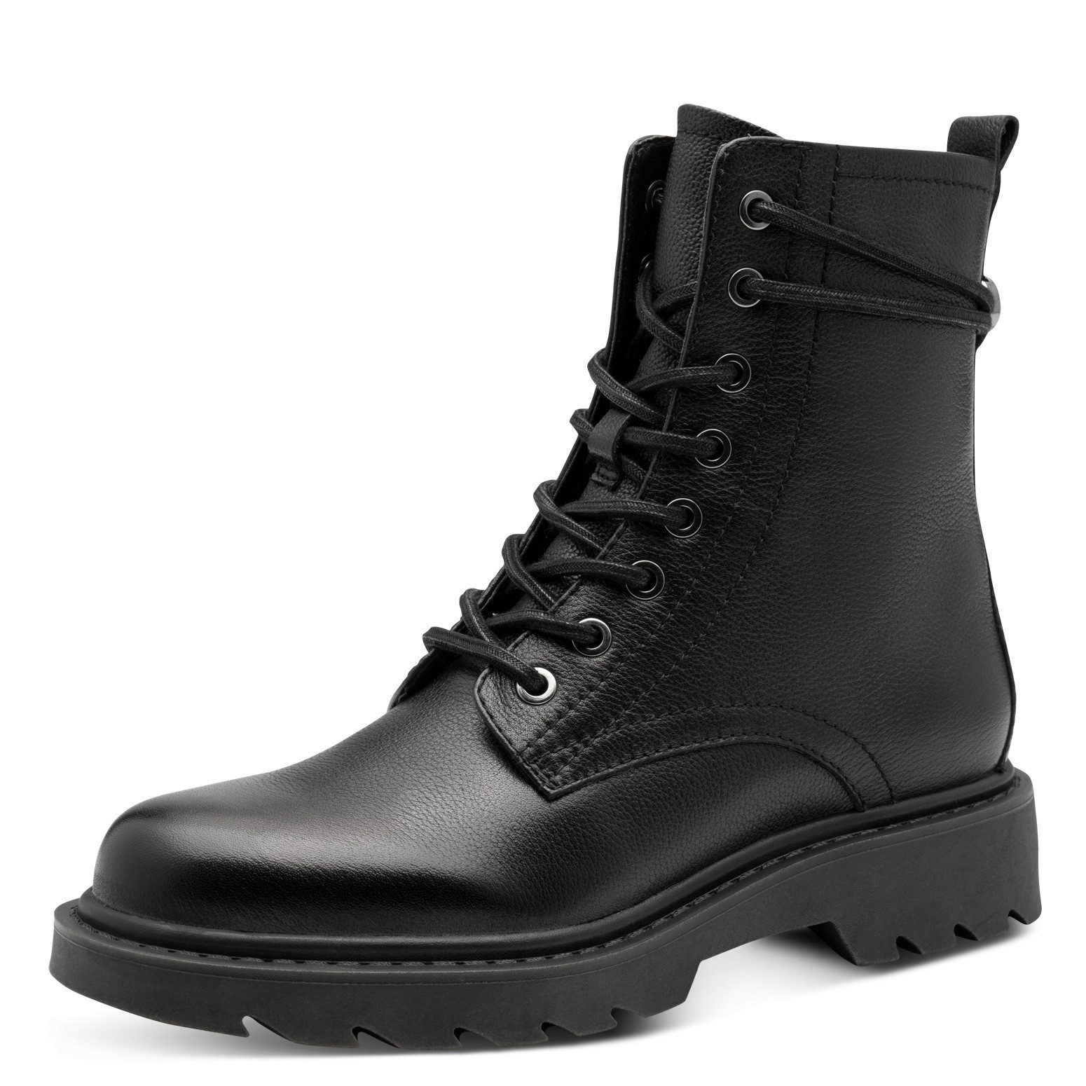 Tamaris Schnürstiefelette, Blockabsatz, Schnürboots mit schaftumwickelnenden Schnürsenkeln