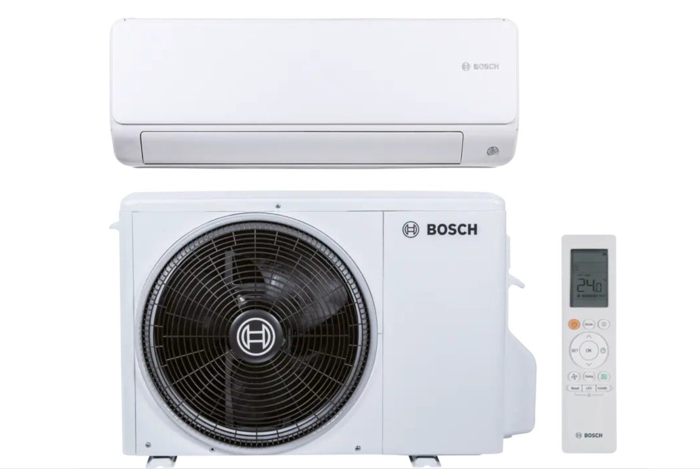 BOSCH Split-Klimagerät CL6000i-Set 26 WE Außen- und Inneneinheit, 2,6 kW, A+++ (7733701843)