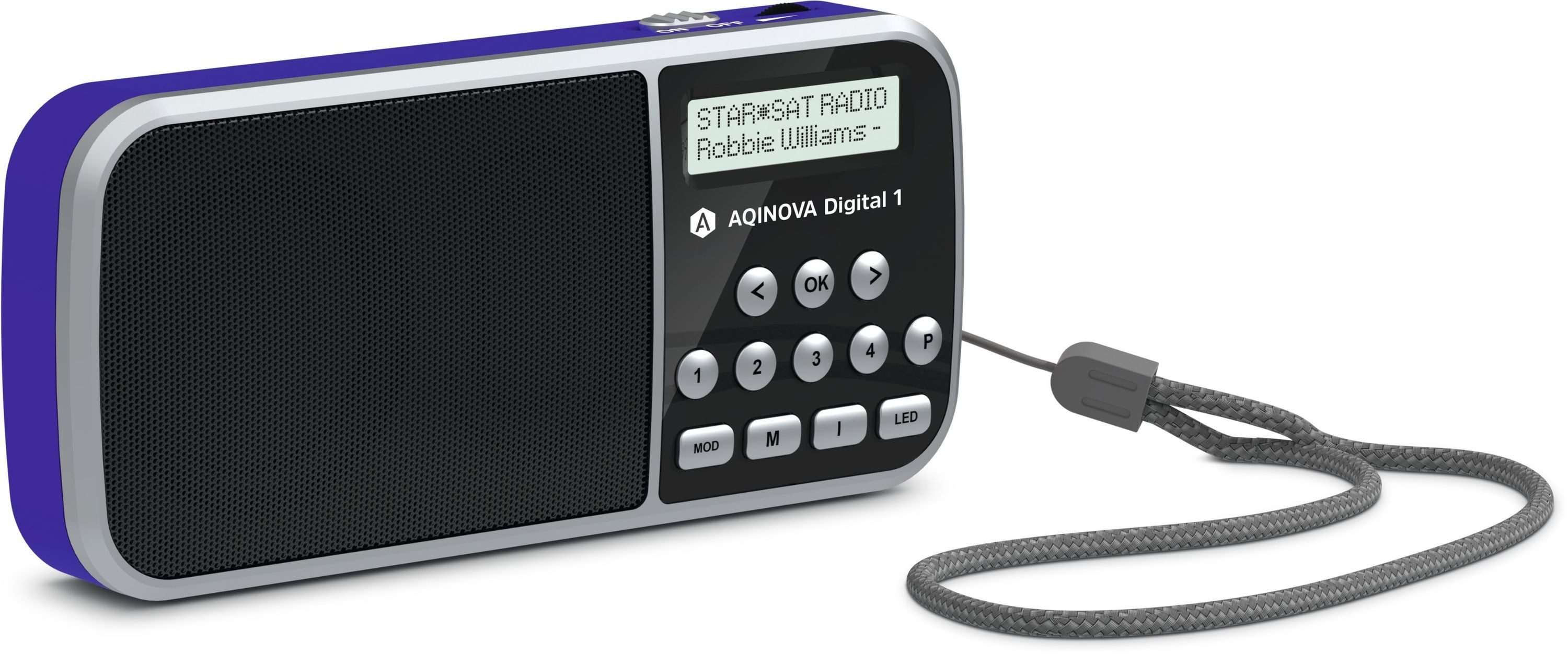 TechniSat AQINOVA Digital 1 Digitalradio (DAB) (Digitalradio (DAB), FM-Tuner mit RDS, 1 W)