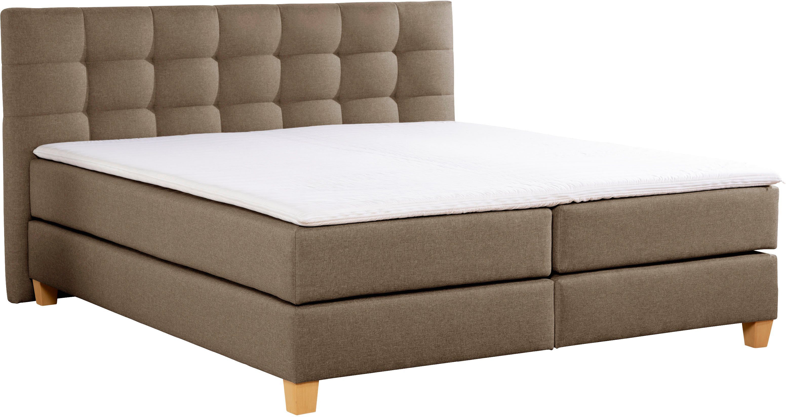 Home affaire Boxspringbett Moulay, inkl. Topper, günstig online kaufen