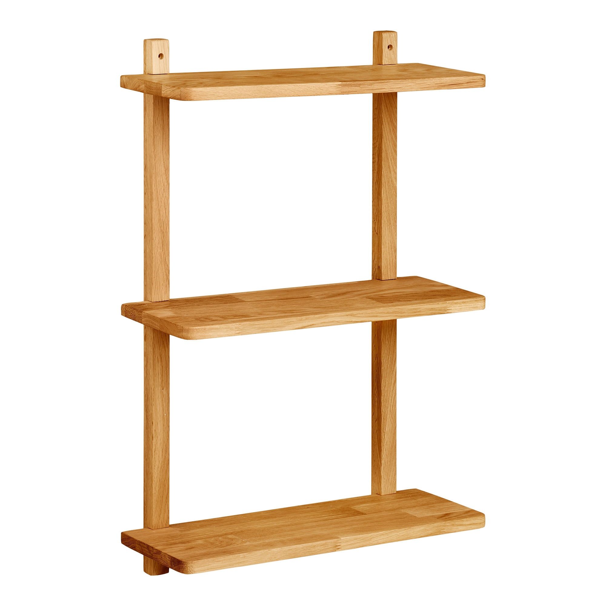 freiraum Hängeregal Townsville, in Eiche, Massivholz - 20x75x50cm (BxHxT)