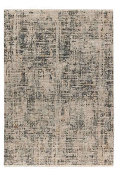 Teppich Teppich modern Design, bunt, LALEE, Rechteckig, Höhe: 9 mm, Vintage look, mit Fransen, Abstraktes Design, pflegeleicht