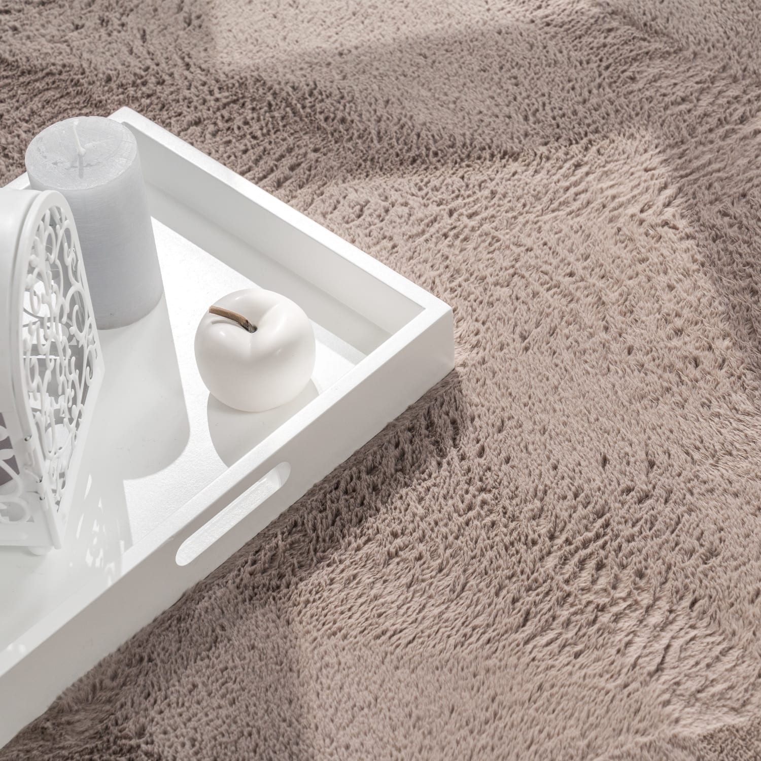 TT Home Teppich, Rechteckig, Höhe: 14 mm, Wohnzimmer Hochflor Teppich Kunst günstig online kaufen