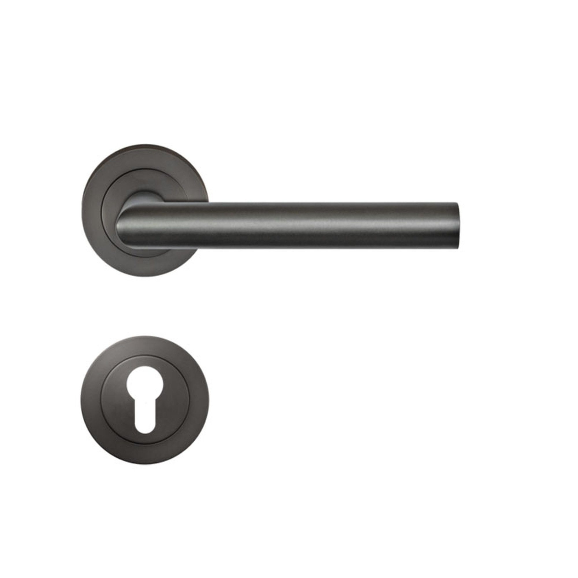 Karcher Design Türgriffpaar ER28 Rhodos, Drücker/Drücker außen, Titan Grau