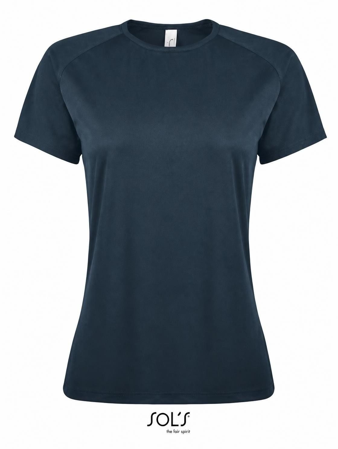 SOLS Trainingsshirt Damen Raglan Sport T-Shirt + Längerer Rücken