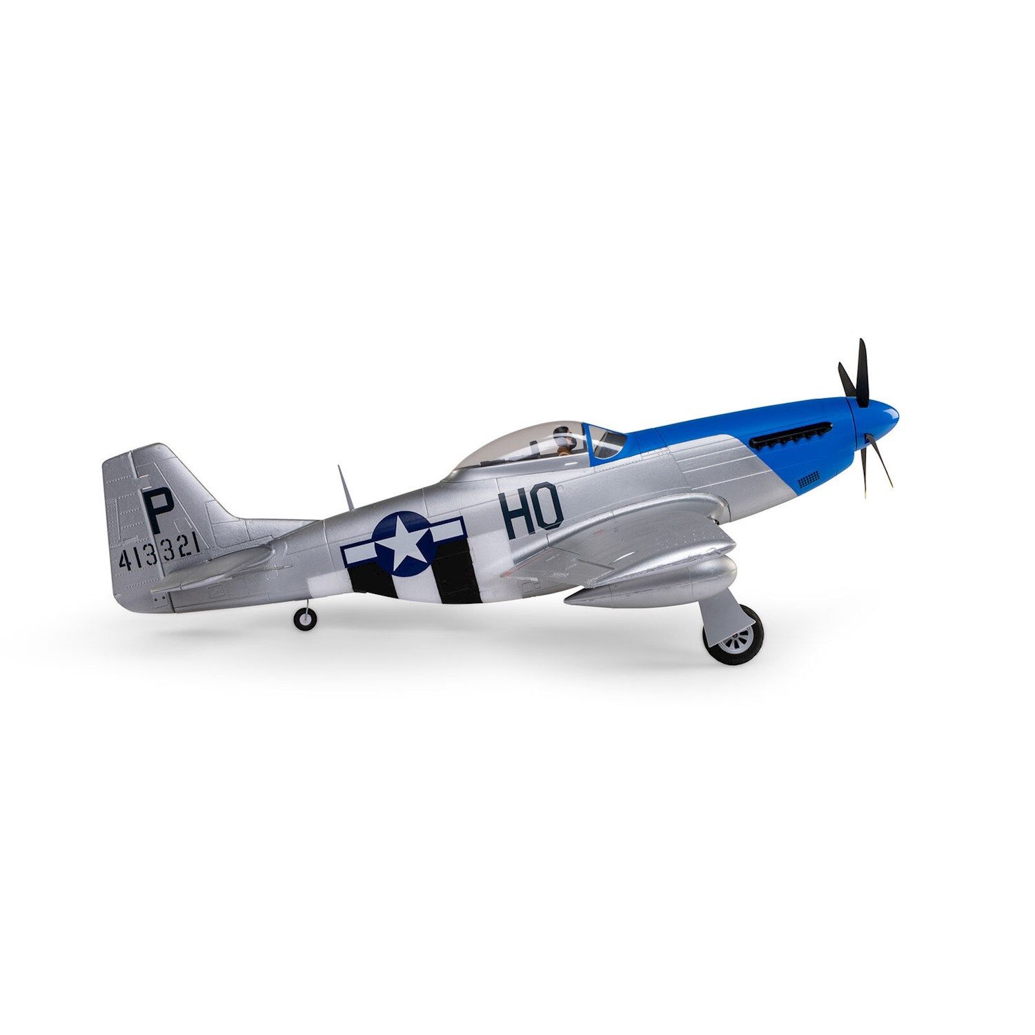 E-flite RC-Flugzeug E-flite P-51D Mustang 1,2m RC Flugzeug mit Smart BNF Basic