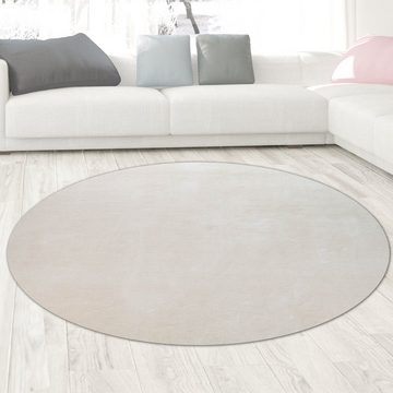 Teppich Teppich Shaggy Hochflorteppich waschbar rutschfest creme, Carpetia, rechteckig, Höhe: 18 mm