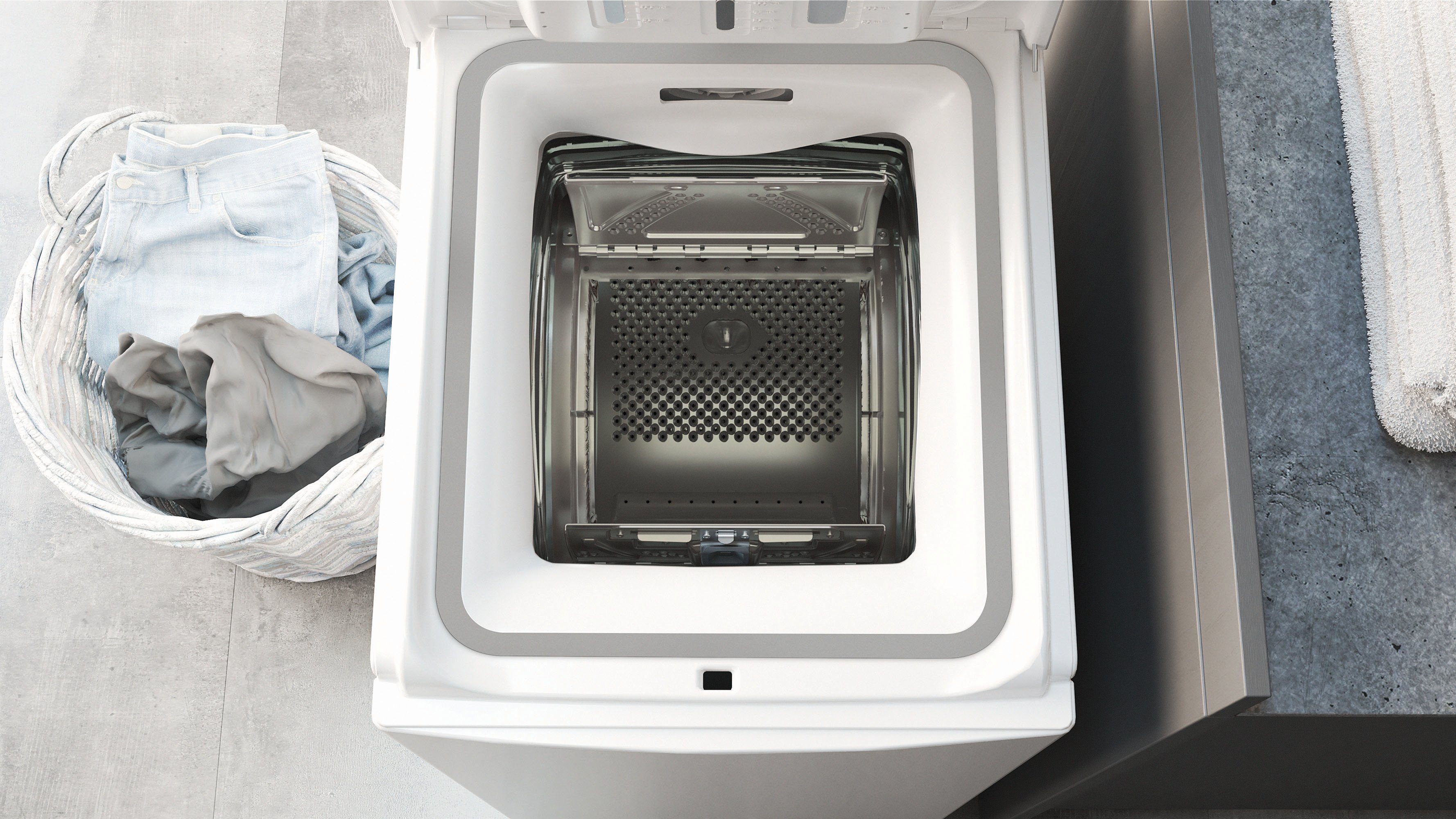 BAUKNECHT Waschmaschine Toplader WMT 6513 CC, Herstellergarantie 4 Jahre 6,5 U/min, 1200 kg