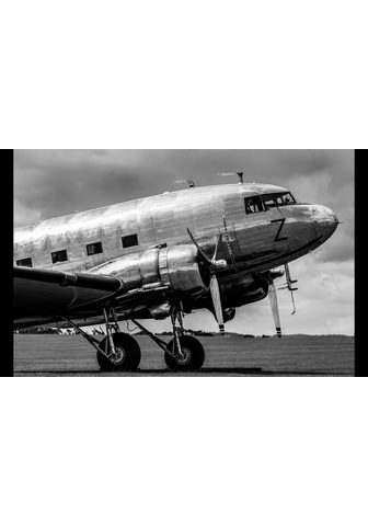 Papermoon Fototapetas Vintage Verkehrsflugzeug j...