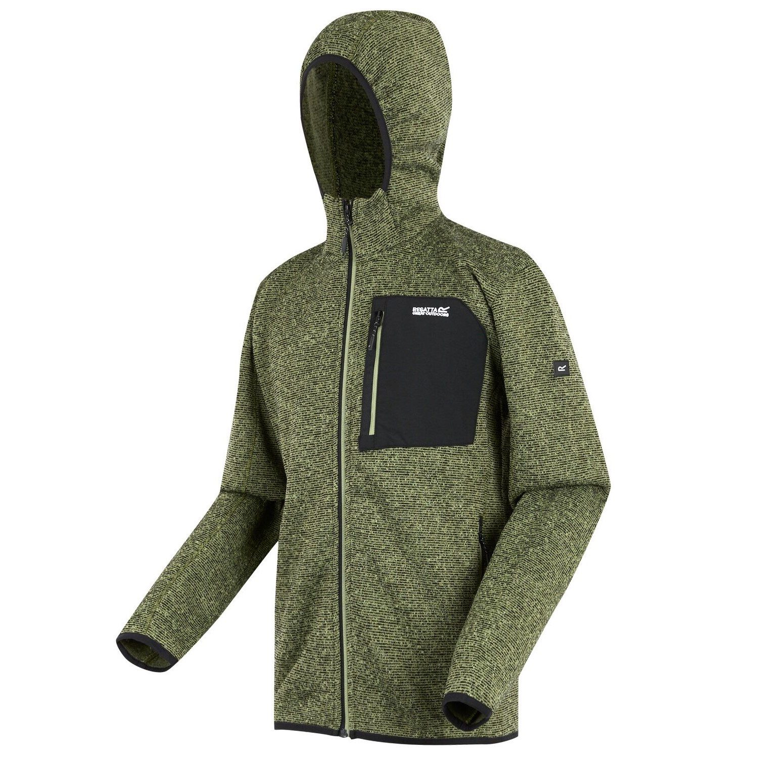 Strickfleecejacke Strickfleecejacke Newhill mit Kapuze
