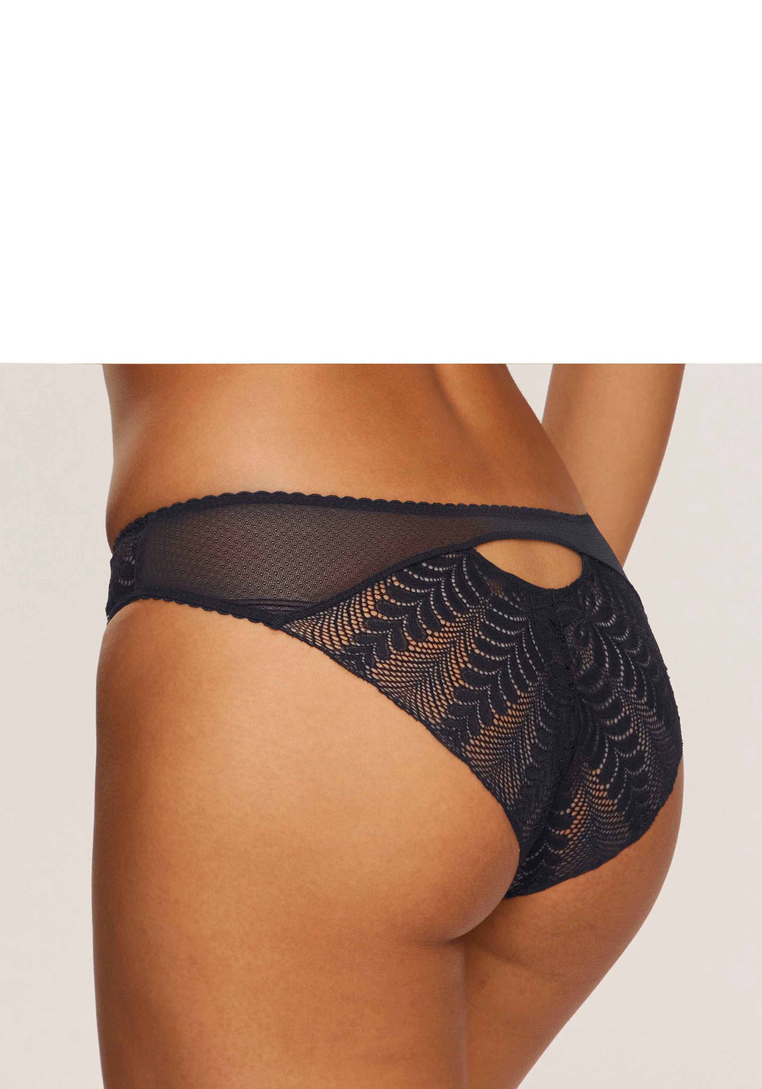 LASCANA Tanga Amira mit graphischen Spitzeneinsätzen