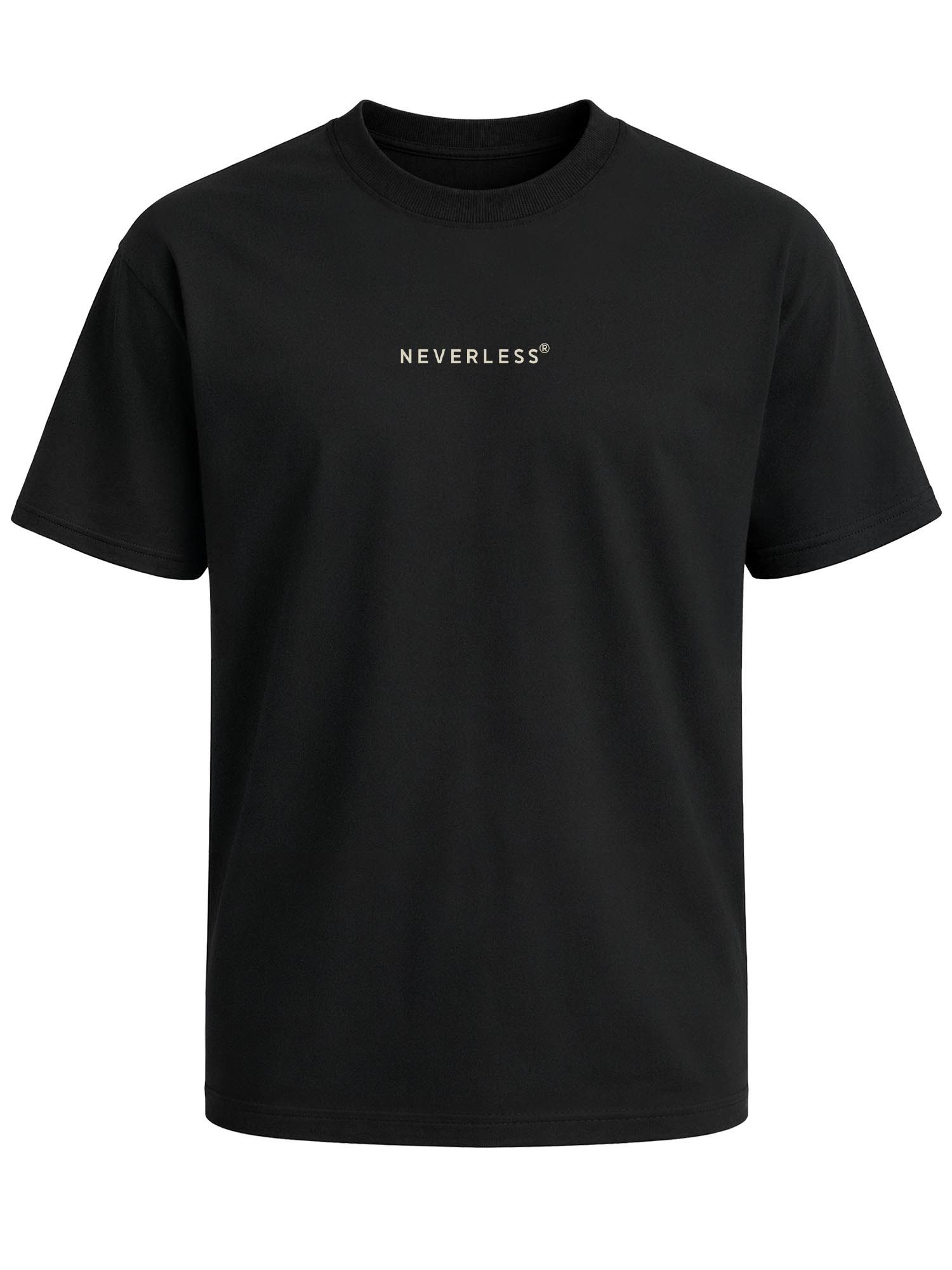 Neverless Oversize-Shirt Herren T-Shirt - Palm Vibes - Oversized Relaxed Fit Printshirt Sommer mit Print