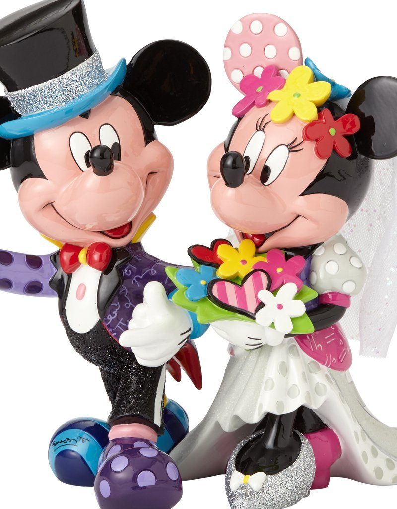 Design Pop by Minnie Mouse Disney Disney Dekofigur Art & Collection, Britto Mickey BRITTO Hochzeitspaar,
