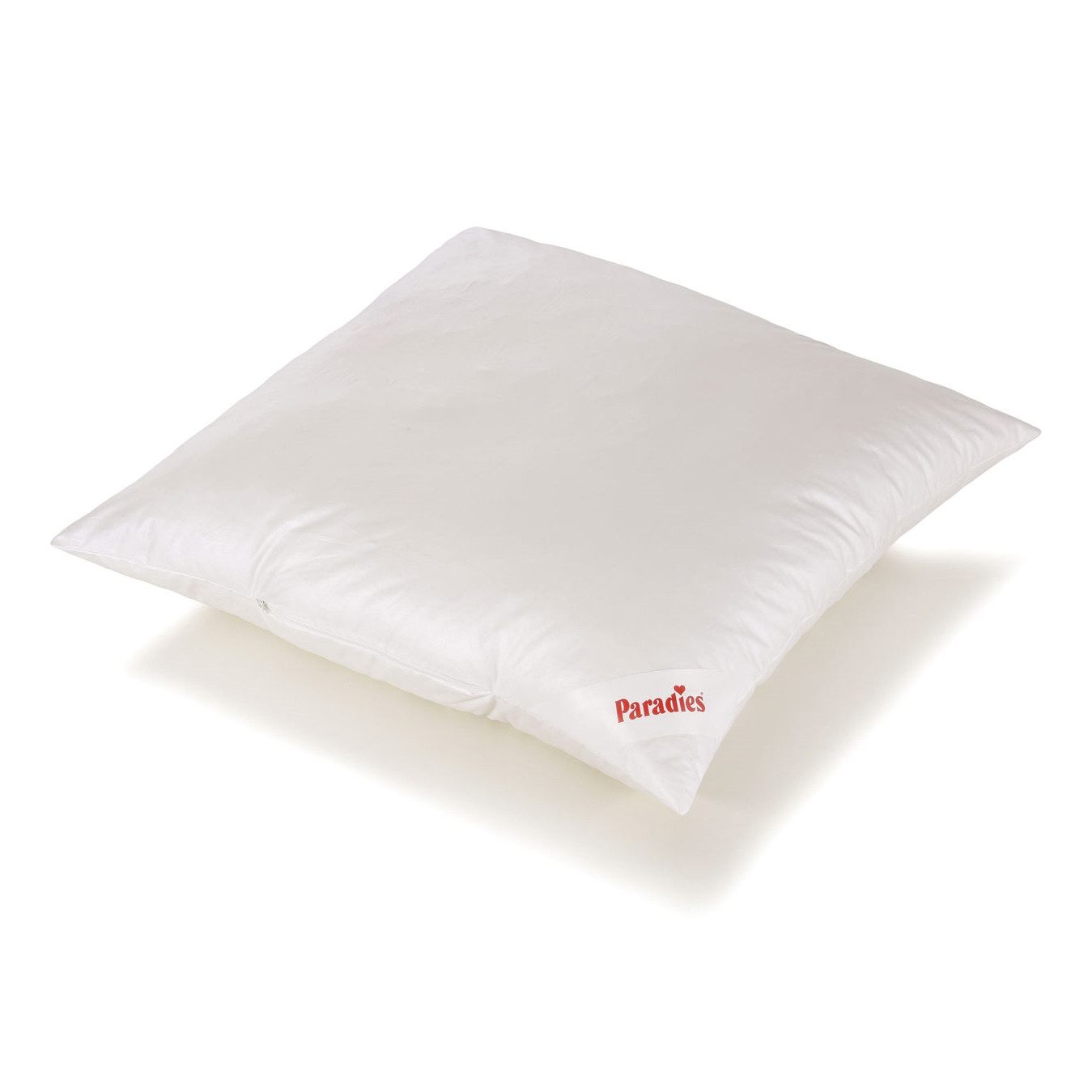 Paradies Kunstfaserkopfkissen Paradies Softy medium Bio Kopfkissen Faserkissen Nackenkissen 80x80, Füllung: Paradies Fill Fasertechnologie für dauerhaft bauschiges Volumen, 100% Polyester, Bezug: 100% Bio Baumwolle, veredelt mit Aloe Vera, Seitenschläfer, Rückenschläfer, Bauchschläfer, Klimaneutrale Herstellung