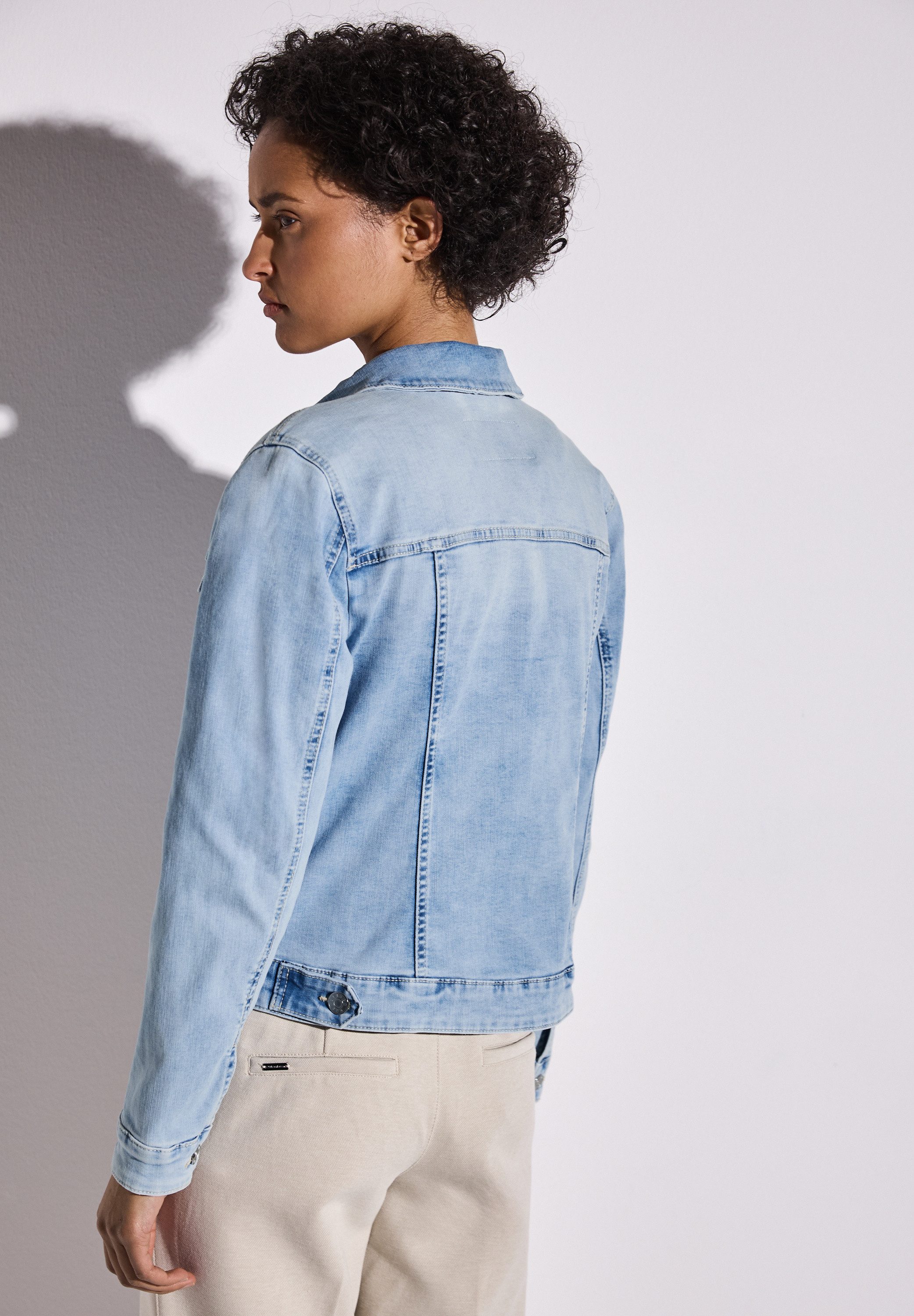 STREET ONE Jeansjacke aus Baumwolle mit günstig online kaufen