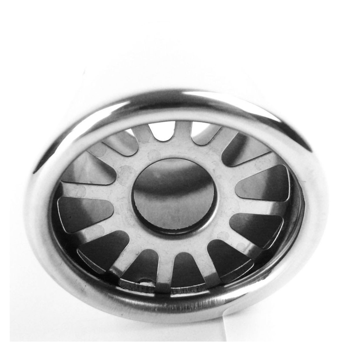 All Ride Auspuff-Flexrohr Auspuff Blende Chrom Endrohr Edelstahl Auspuffblende 148mm