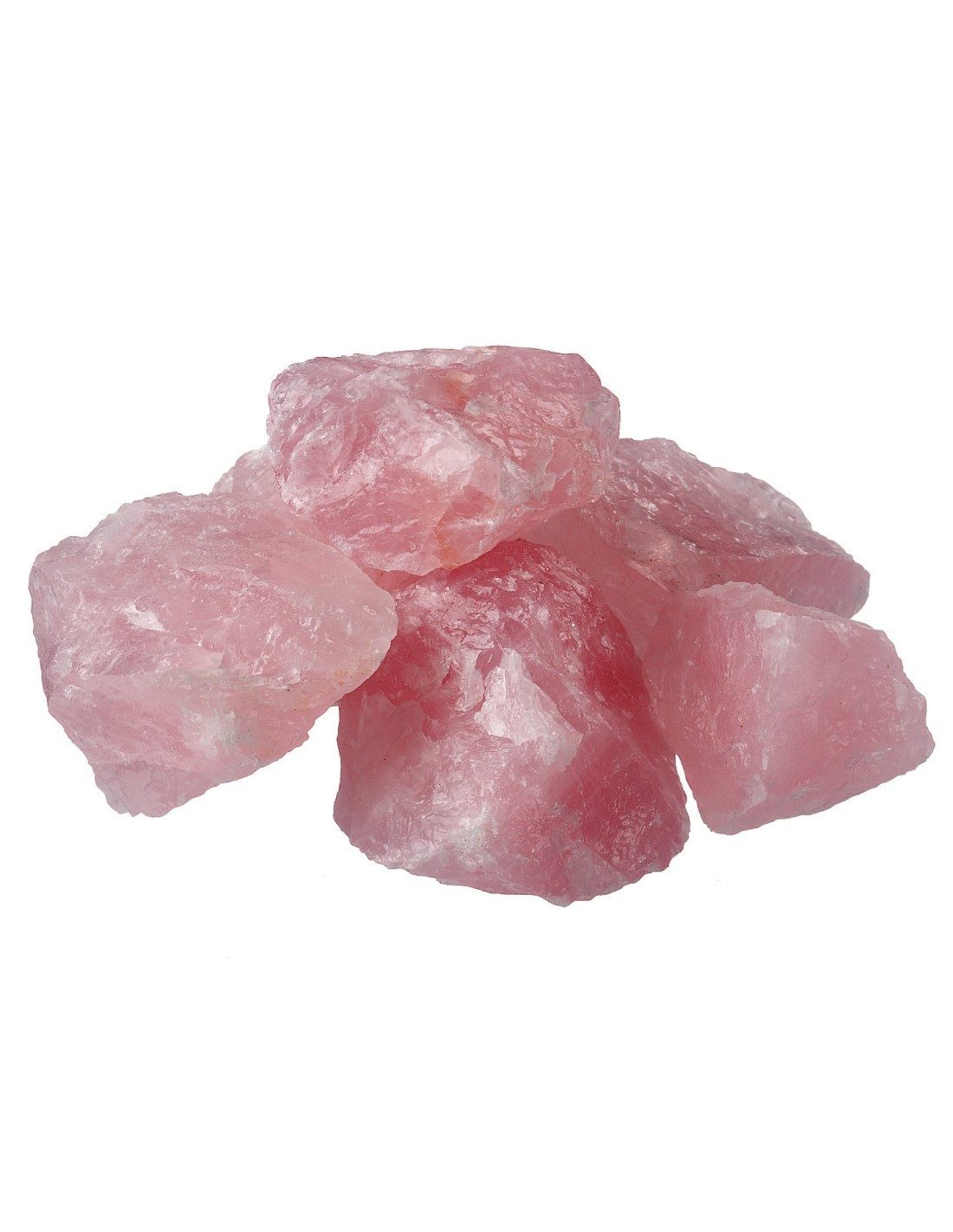 Eden Stone Edelstein Rosenquarz Rohsteine Edelsteine 1kg Chips Herkunft Brasilien, (1-St)