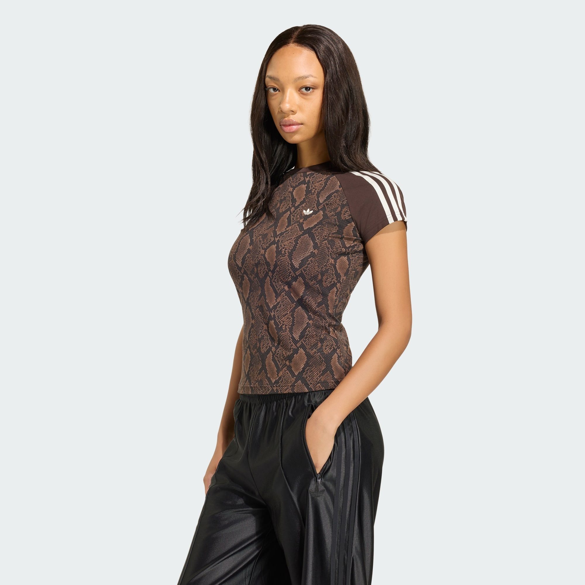 adidas Originals T-Shirt CALI T-SHIRT, SCHLANGENPRINT (1-tlg)