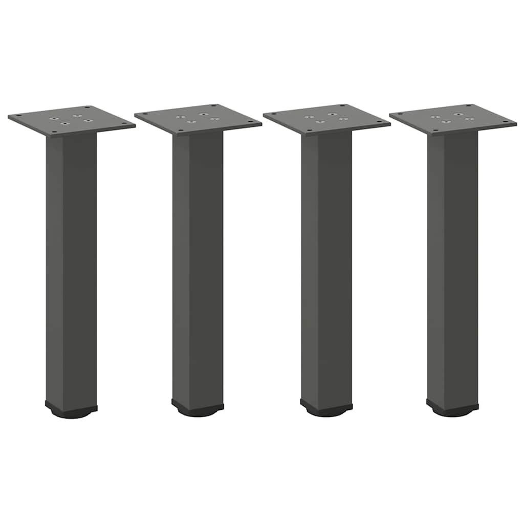 vidaXL Tischbein Couchtischbeine 4 Stk. Anthrazit günstig online kaufen