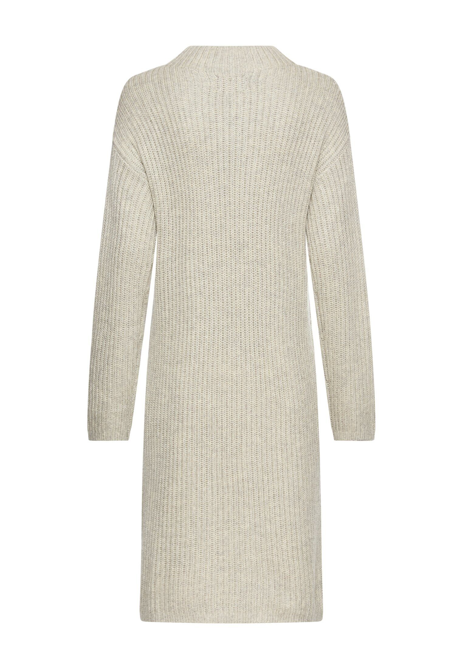 camel active Strickkleid mit Rundhalsausschnitt Langarm Hemdblusenkragen günstig online kaufen