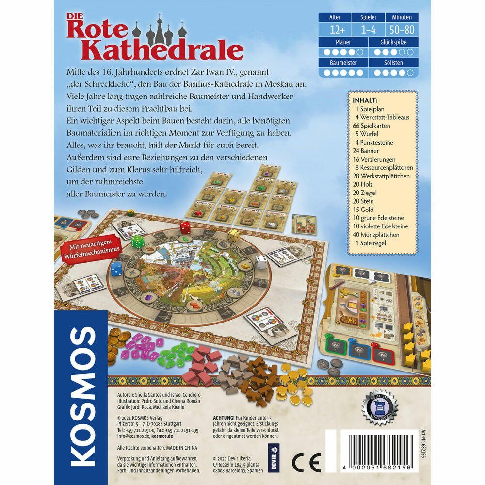 Die Kathedrale Kosmos Spiel, Rote