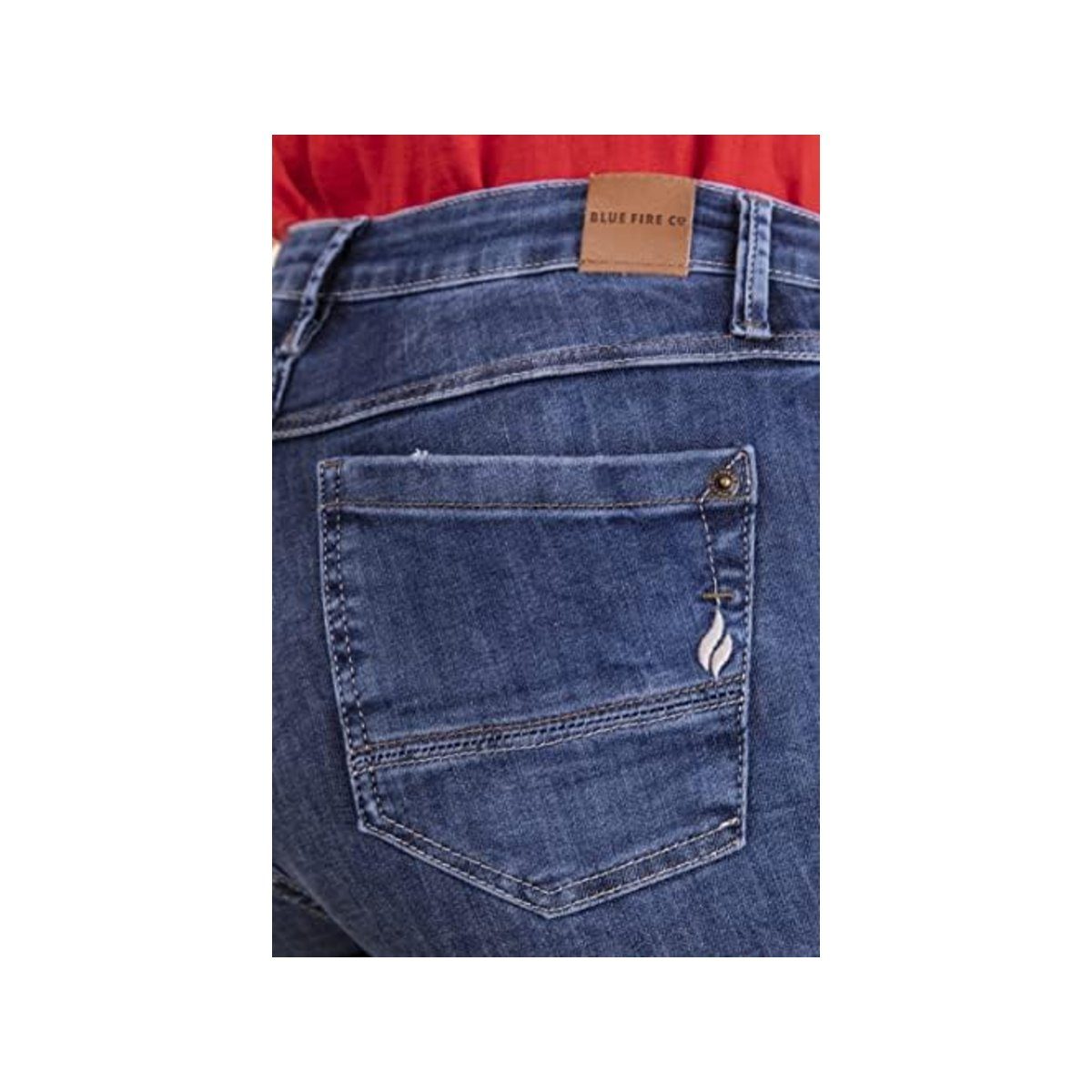 (1-tlg) BLUE FIRE 5-Pocket-Jeans grau