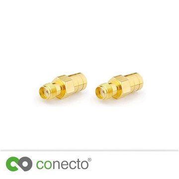 conecto conecto SMA-Adapter, MCX-Kupplung, SMA-Buchse ohne Pin auf SMB-Buchse SAT-Kabel