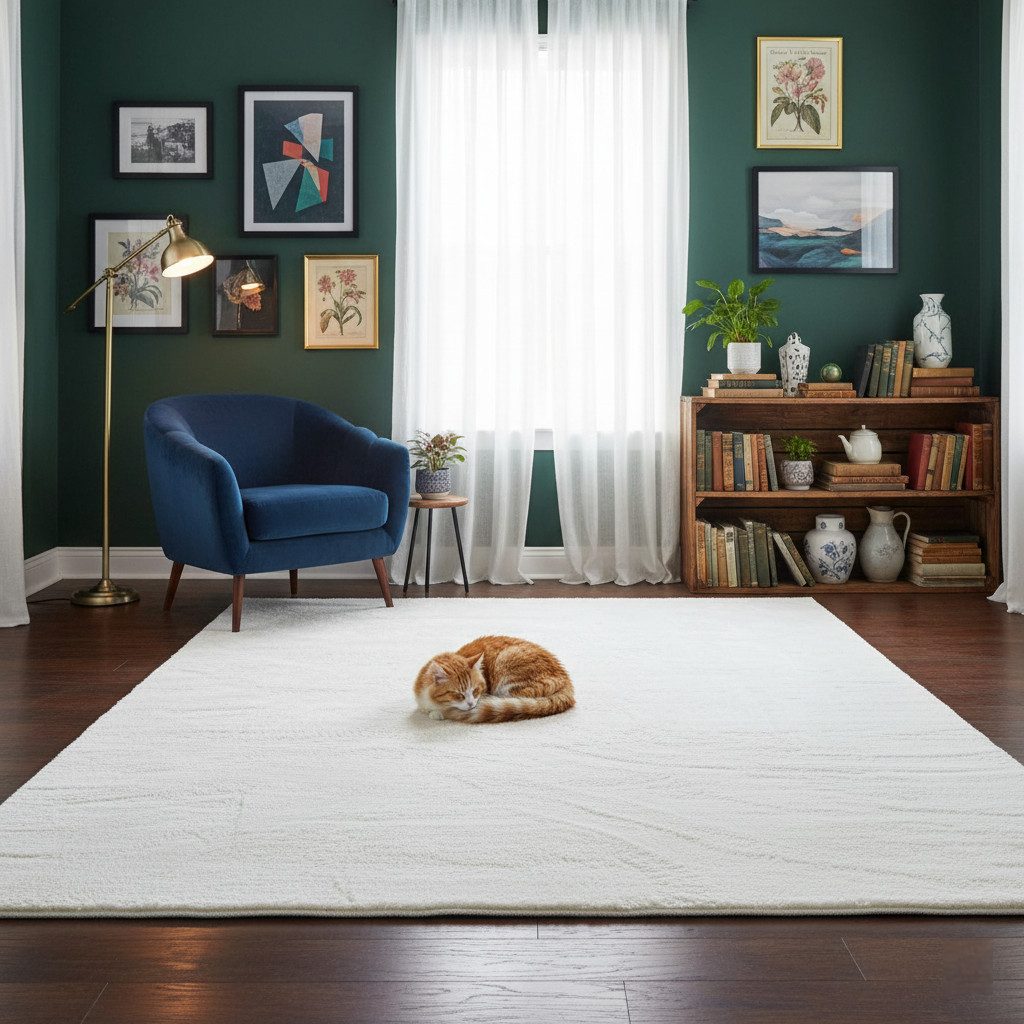 Vimoda Teppich Bobby, Anti Rutsch Waschbar, kuschelig, Rechteckig, Höhe: 10 günstig online kaufen