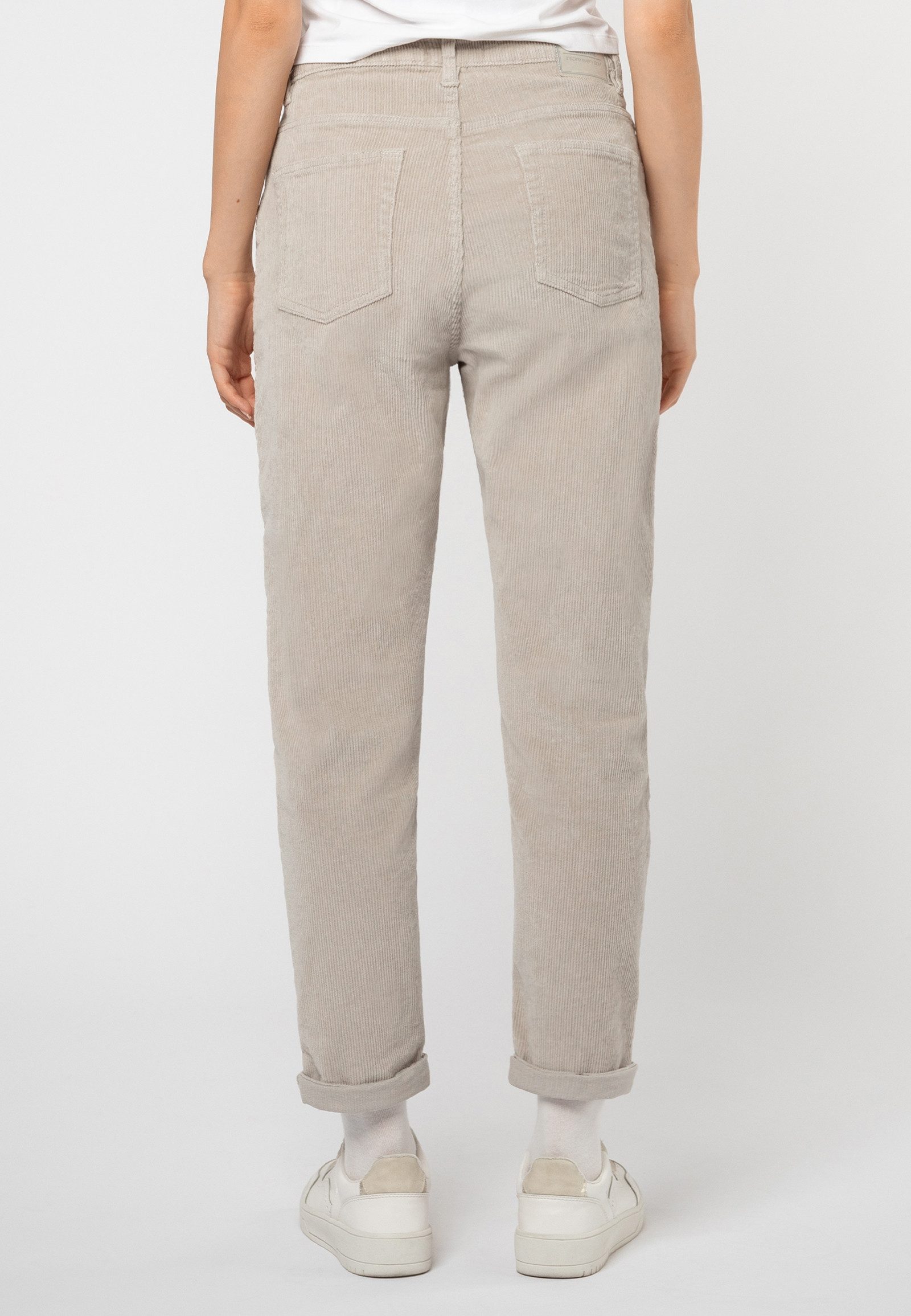 Eight2Nine Stoffhose Damen Kordhose MOM Fit mit Aufschlag 5 Pocket, Gürtels günstig online kaufen