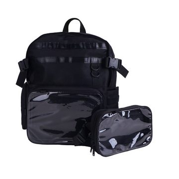 GalaxyCat Daypack Ita bag Rucksack mit Sichtfenster und abnehmbarer Bauchtasche, 39x35c, Itabag Tasche