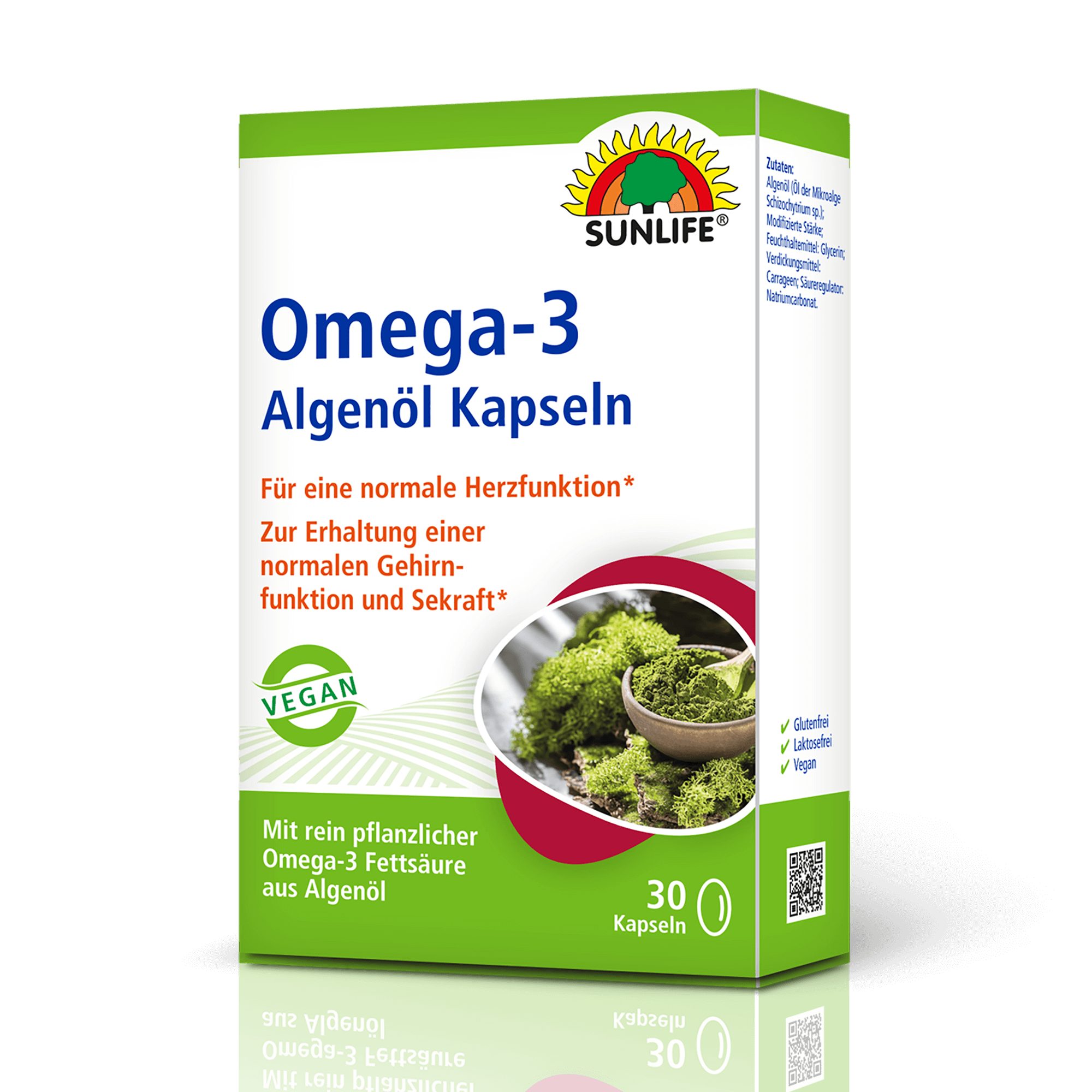 SUNLIFE SUNLIFE® Vegane Omega 3 Algenöl Kapseln Weichkapseln